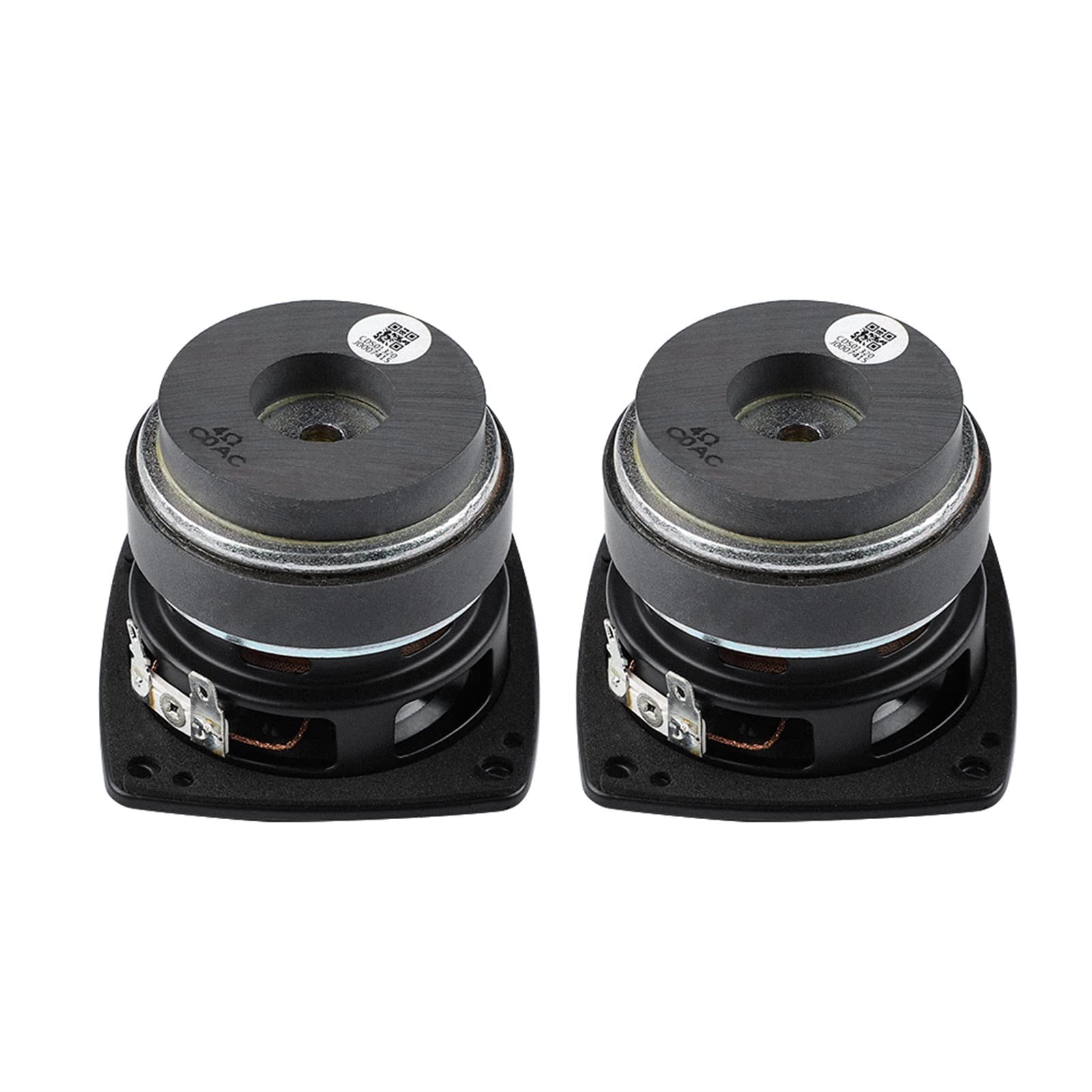 2Pcs 2.75 Inch Mid-Woofer Speakers 4 Ohm 40W Bass Long Stroke Loudspeakers - High Performance Audio for JBL Bookshelf Speakers | Perfect for Home Theater, Car Audio & DIY Speaker Upgrades