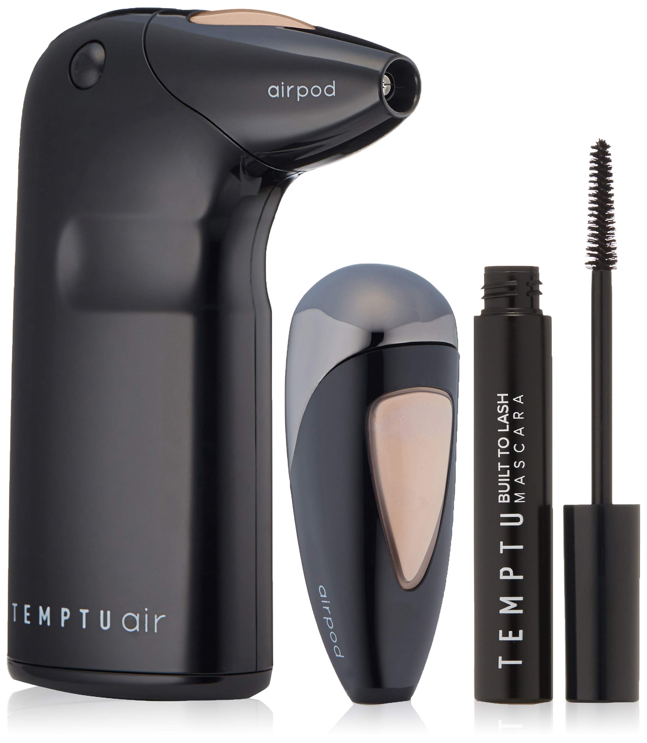 Temptu Air Modern Glam Holiday Set - At-Home Airbrush Makeup Kit with Bonus Pod & Mascara | Long-Lasting, Buildable Foundation | Multiple Shades | Perfect for Holiday Parties & Special Occasions