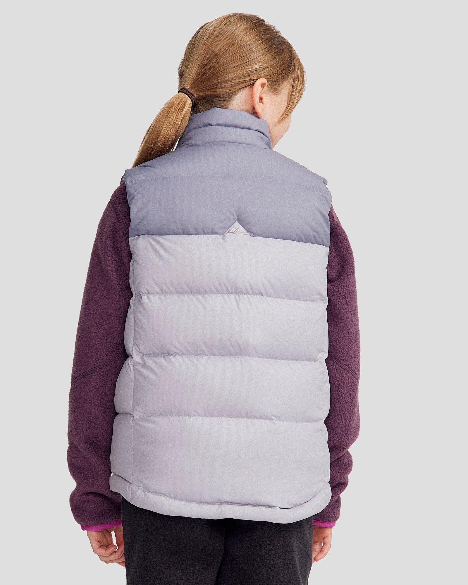 Youth's Epiq Down Vest - Dark Haze & Light Haze | Lightweight Warm Winter Puffer Jacket for Boys & Girls | Outdoor Activities & School Wear