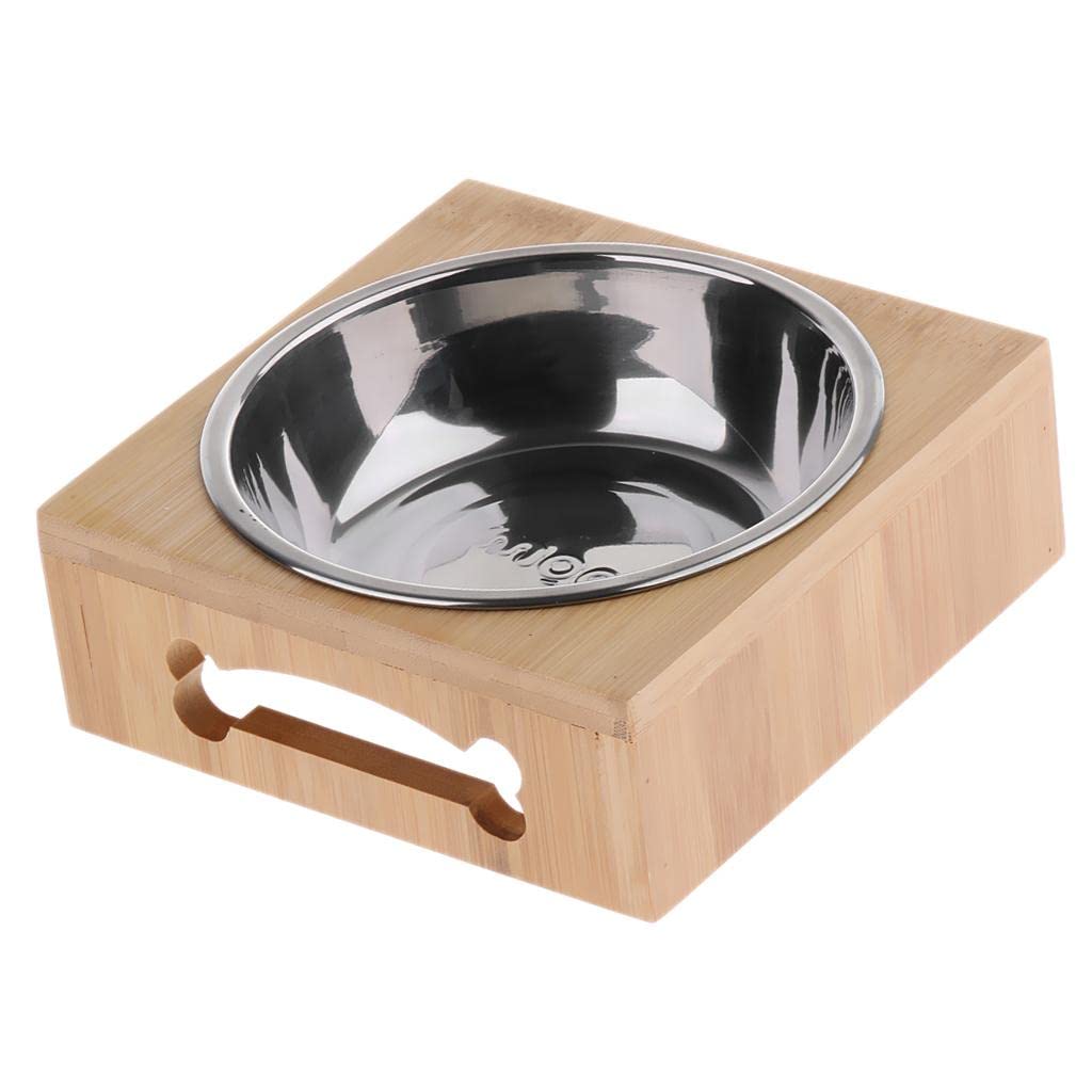 SECRET DESIRE Removable Stainless Steel Pet Food & Water Bowl for Cats and Dogs - Perfect for Travel, Camping & Home Feeding