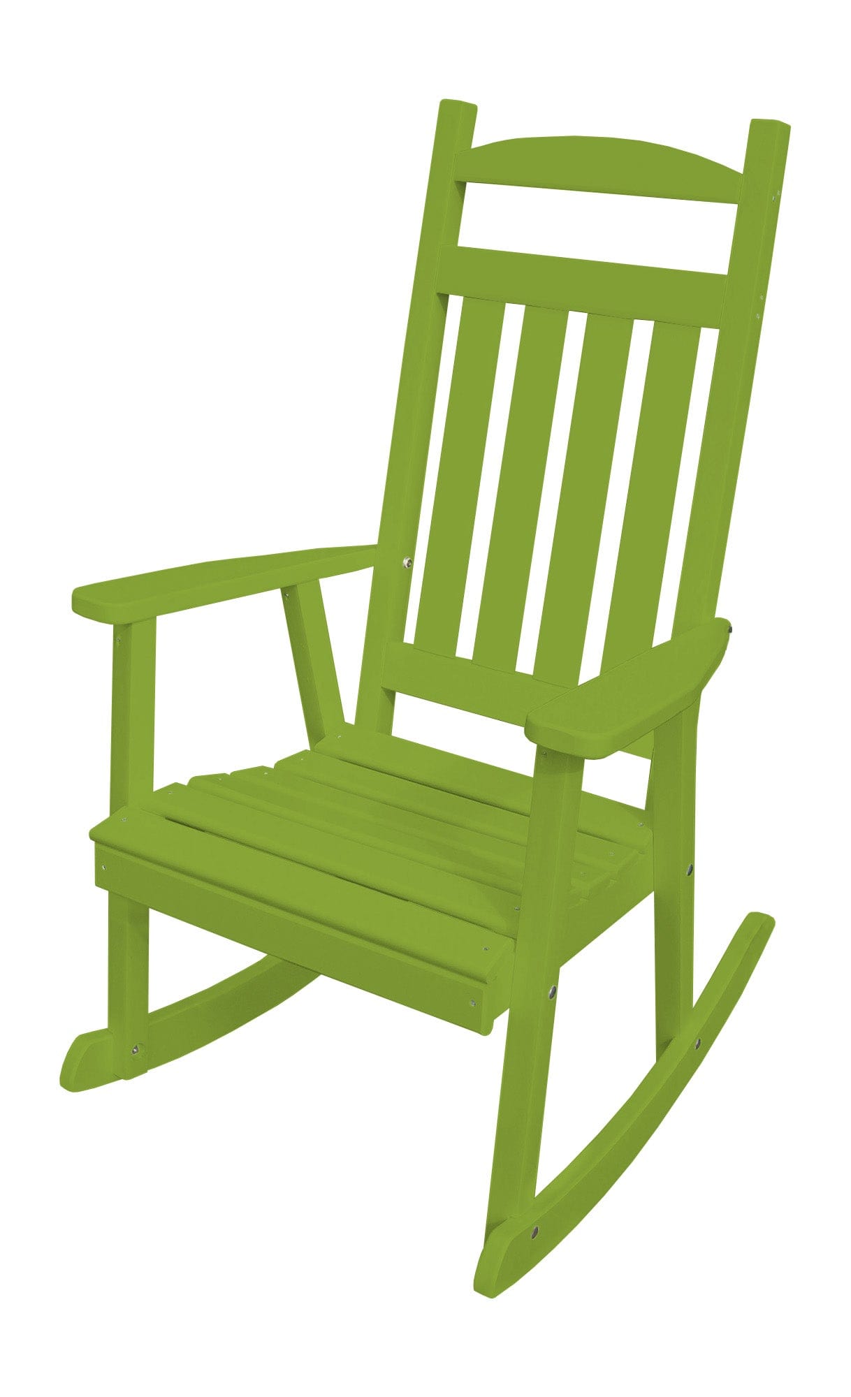 Keystone Amish Co. Classic Recycled Plastic Rocking Chair - Eco-Friendly Outdoor & Indoor Rocker for Patio, Garden, Porch, and Living Room