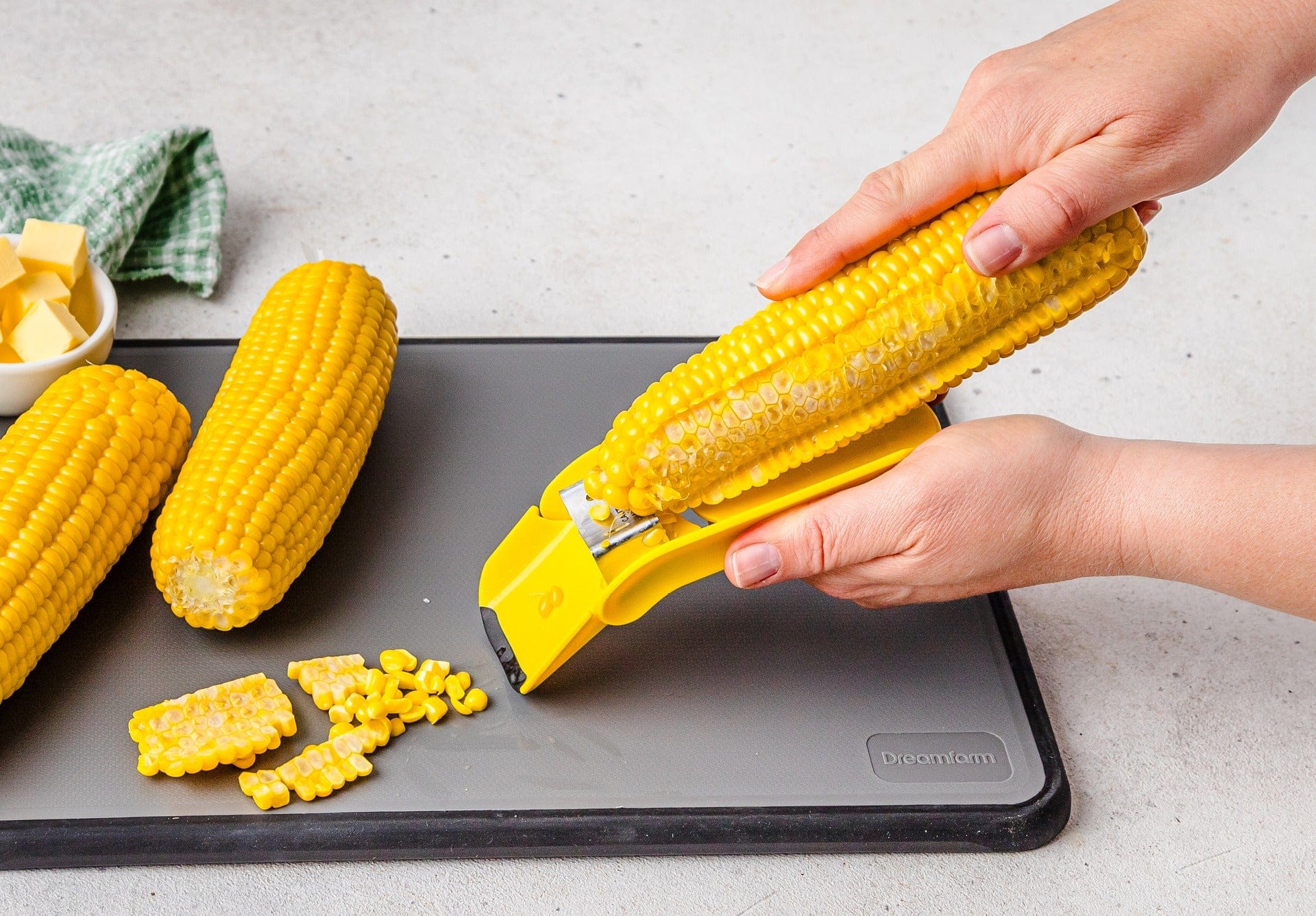 Dreamfarm Corpeel - Premium Stainless Steel Vegetable Peeler for Effortless Peeling - Perfect for Kitchen, Camping, and Travel Use