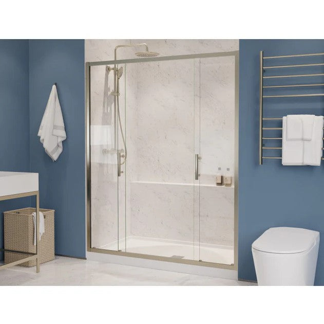 Anzzi SD AZ15 01BN Enchant Framed Sliding Shower Door - 70