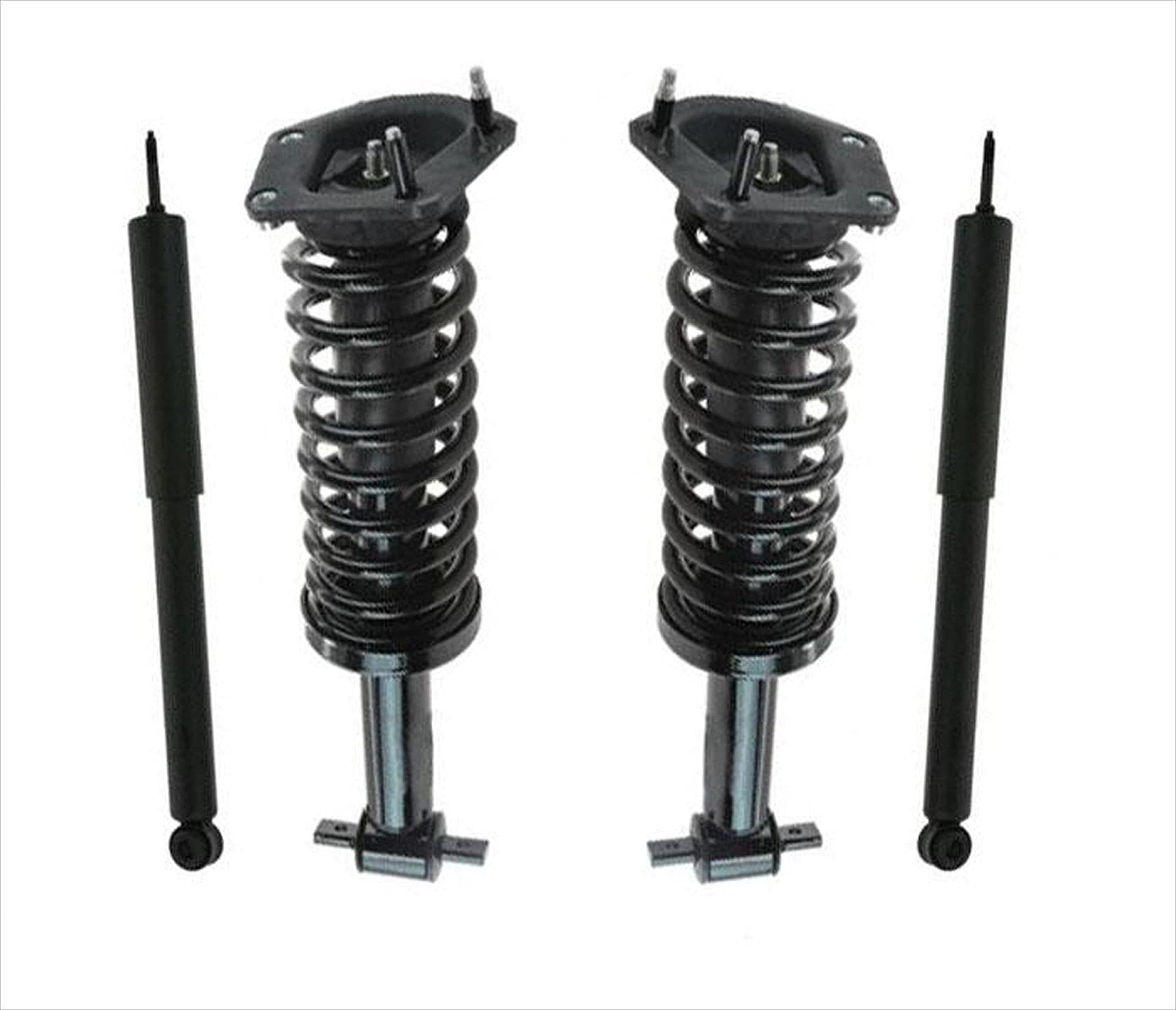 93-02 Chevrolet Camaro Front Complete Coil Spring Struts & Rear Shocks Replacement - Improve Ride Comfort & Handling for Street Performance & Daily Driving