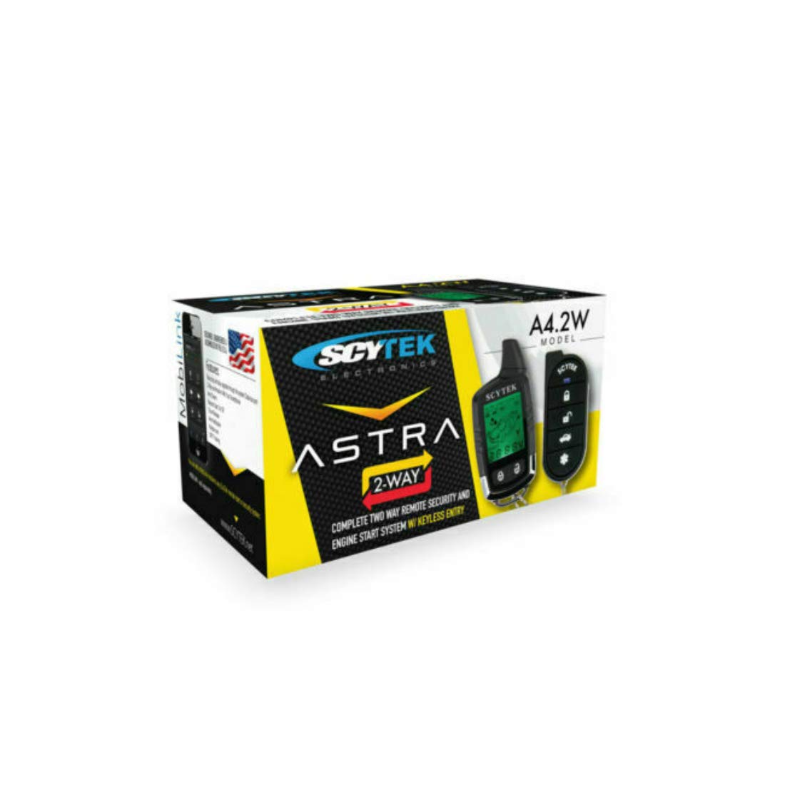 Scytek A42W 2-Way Remote Car Starter with LCD Display & 5-Button Key Fob – Perfect for Cold Weather & Secure Vehicle Warm-Up