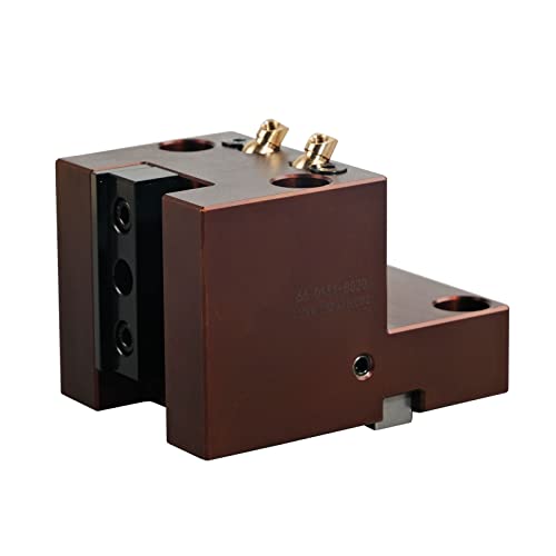 LYXC BMT55 Lathe Tool Holder - QT500 Cast Iron Static OD Turning Tool Block for Precision Machining (BMT55 C8020 66 0151-8020) - Ideal for Metalworking, CNC Turning & Industrial Manufacturing