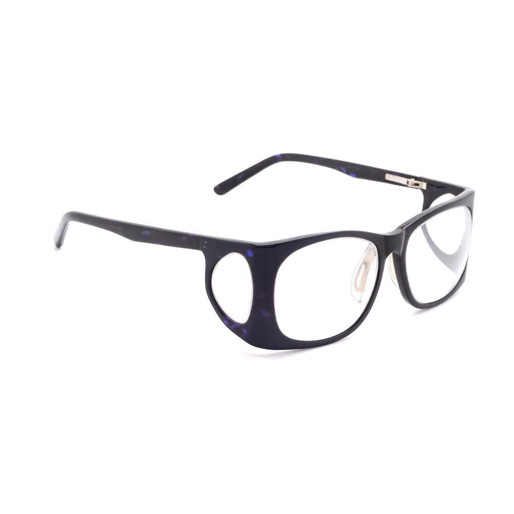 X-ray Radiation Safety Leaded Glasses with 0.75mmPb Side Protection - Durable Eye Protection for Dentists, Radiologists & Medical Professionals During X-ray Procedures