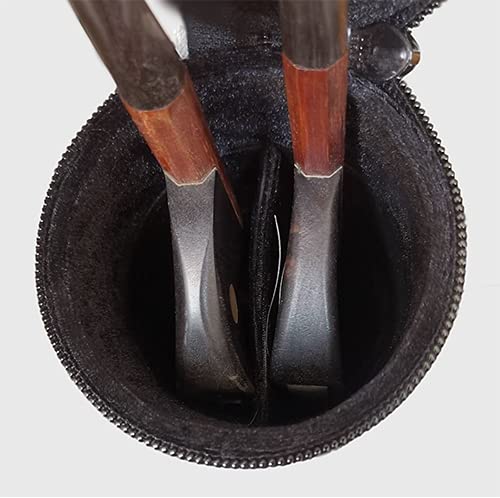 Tonareli Bass Bow Tube Case (Brown) - Durable Protection for Orchestra & Travel | Perfect for Musicians & Students