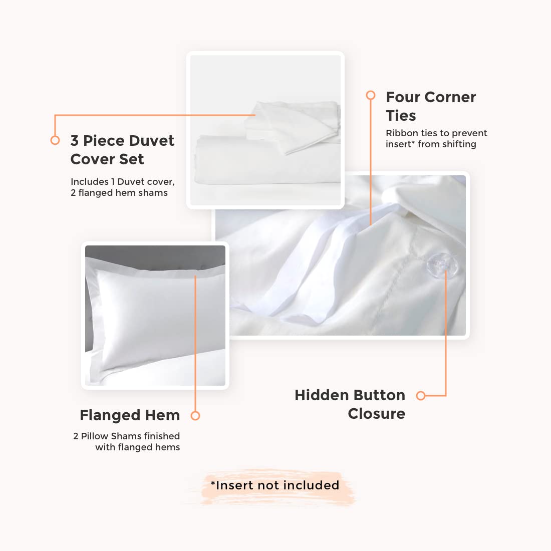 PeachSkinSheets 1500 Thread Count Ultra Soft Cooling Duvet Cover Set - King/California King Size in Real Teal | Luxury Bedding for Hot Sleepers & Temperature Regulation