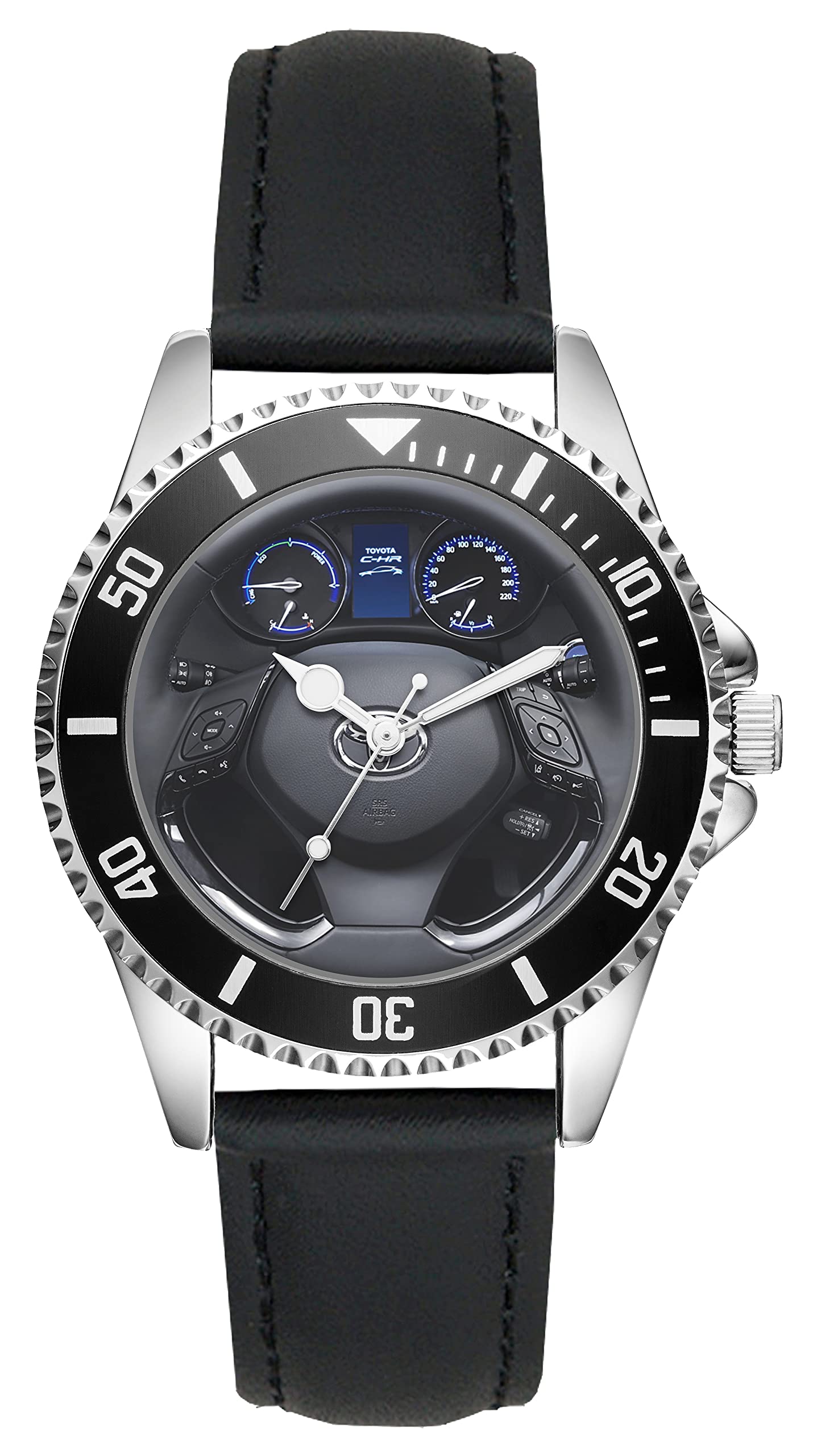 KIESENBERG Men's Analog Quartz Wrist Watch - Perfect Gift for Toyota C-HR Fans & Car Enthusiasts - Model L-20951 - Ideal for Casual Wear, Business Meetings & Special Occasions