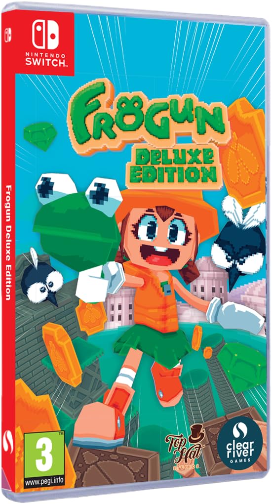 Frogun Deluxe Edition for Nintendo Switch - Fun Adventure Game for Kids & Adults - Perfect for Family Game Nights & Travel Entertainment