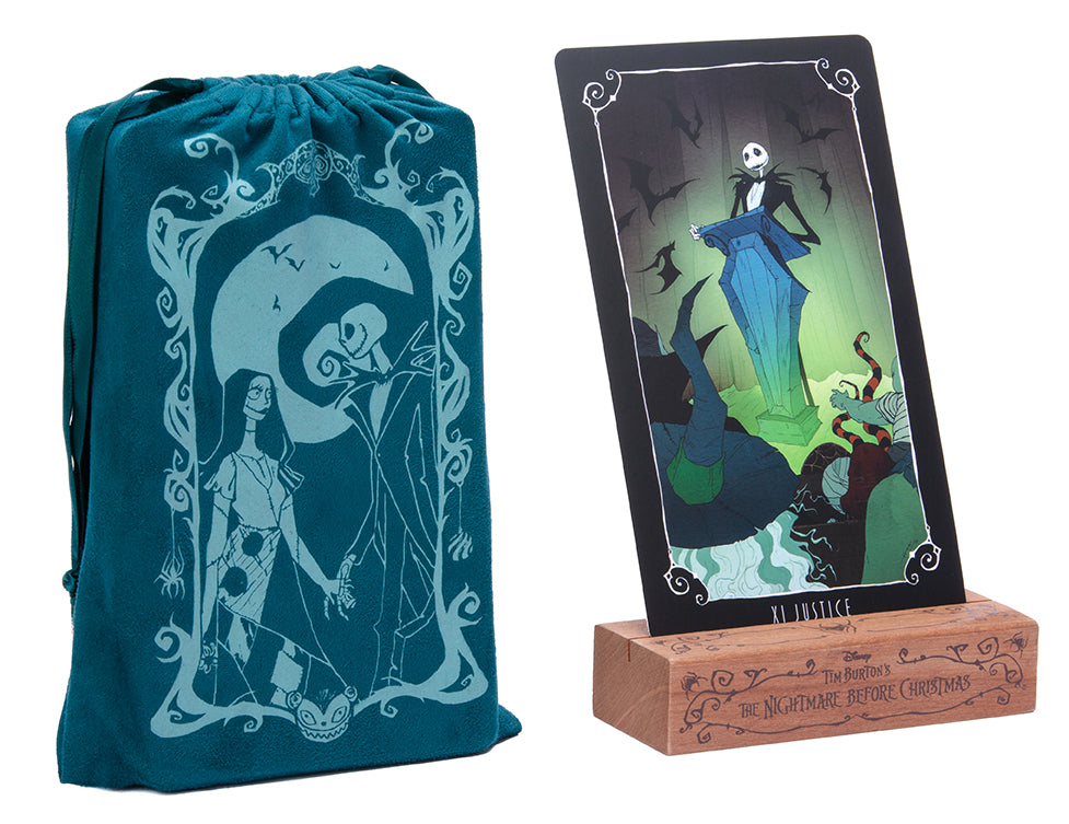 Nightmare Before Christmas Tarot Deck & Guidebook - Mega Sized Cards for Divination, Gift & Collectible - Perfect for Halloween, Christmas & Gothic Decor