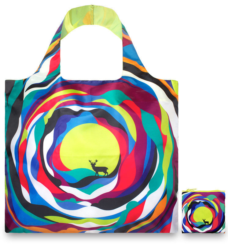 LOQI ARTISTS Collection Tote Bag by Steven Wilson - Stylish Reusable Shopping Bag for Groceries, Travel & Everyday Use