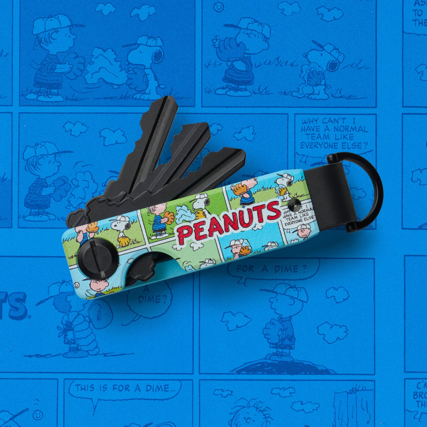 The Ridge KeyCase - Premium Peanuts The Sunday Strip Key Holder - Perfect for Home, Office, and Travel Organization