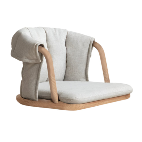 23.2x20x13.7 inch / 59x51.5x35.6cm / natural wood color / ash chair soft backrest gravel white Pre-sale