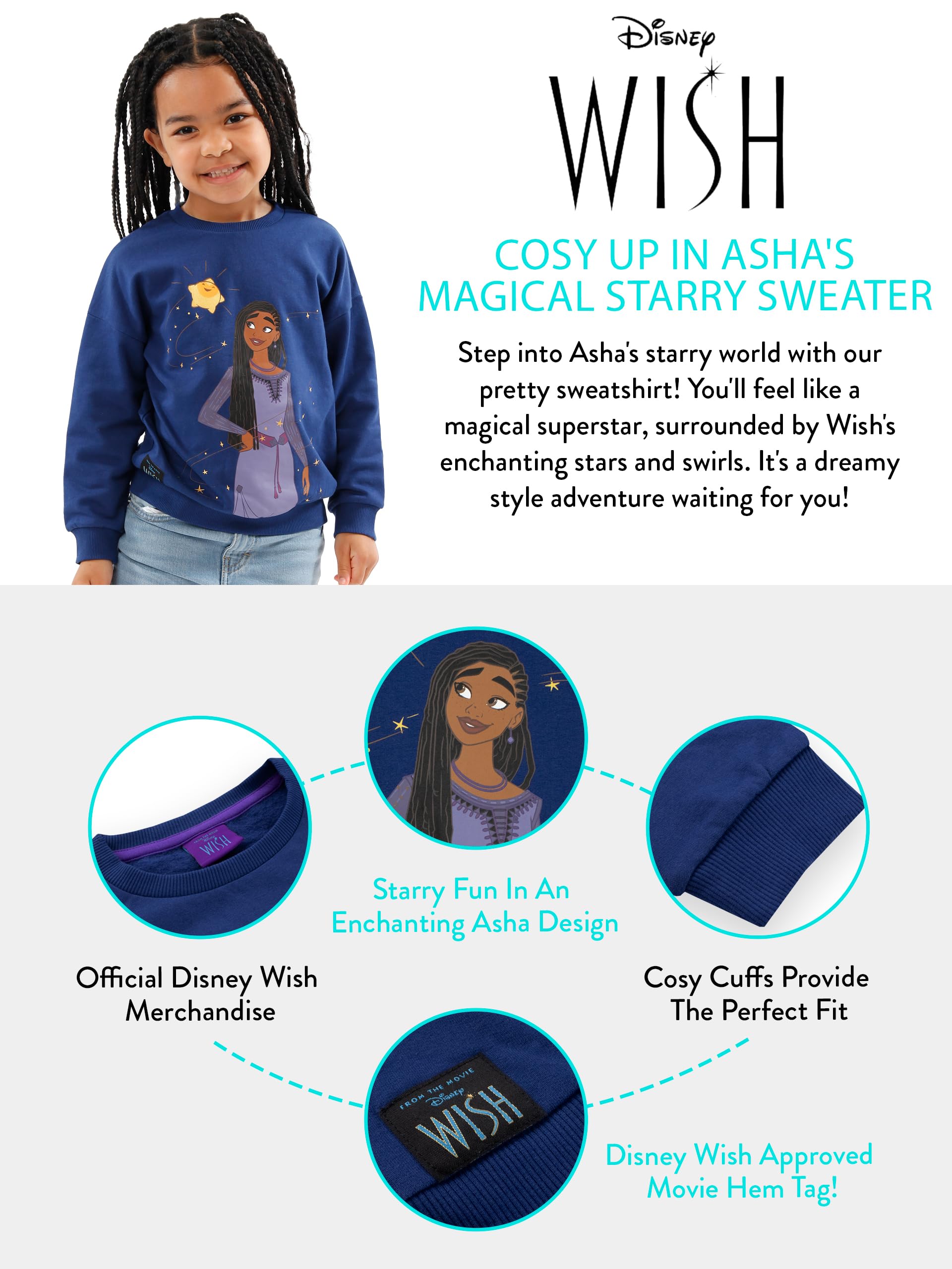 Disney Pullover Hoodie for Girls - Cozy Sweatshirt for School & Play