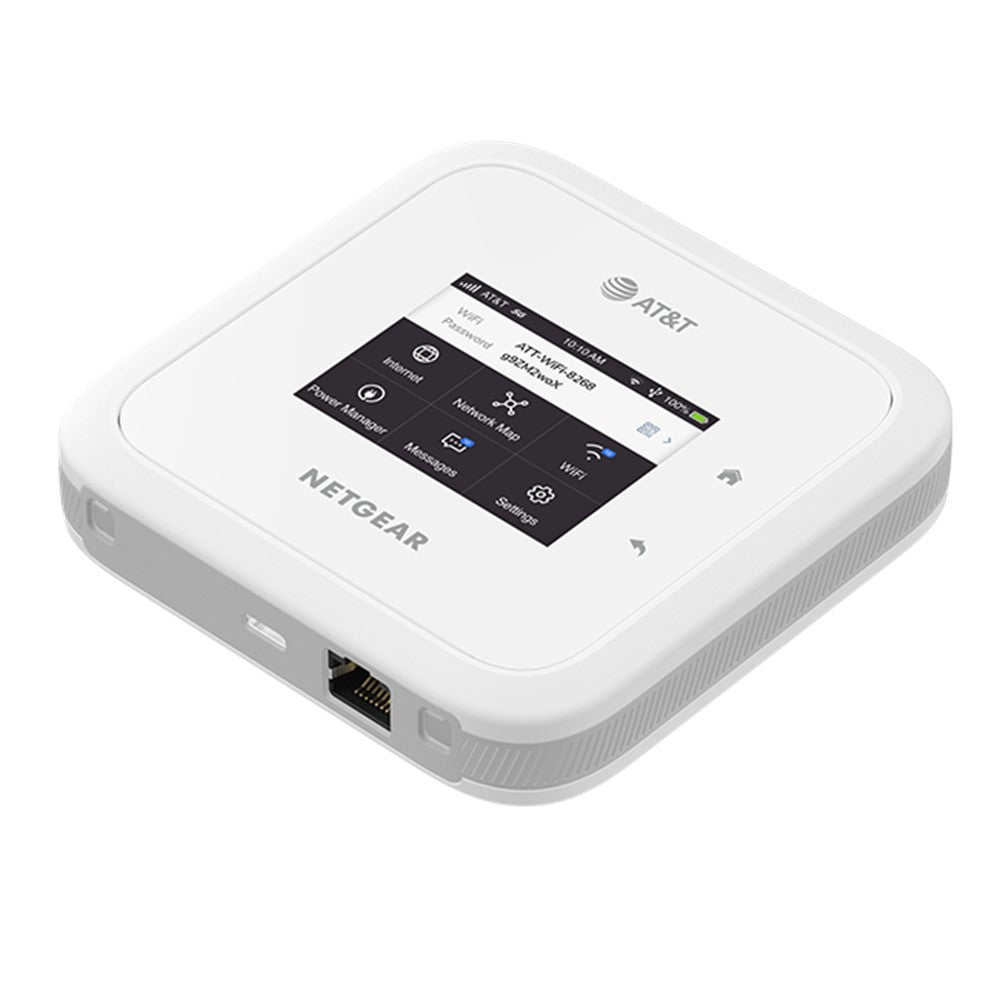 Netgear Nighthawk MR6110 M6 5G Mobile Hotspot Router - Unlocked for AT&T, T-Mobile & Verizon | Portable WiFi for Travel, Remote Work & Outdoor Adventures (White)