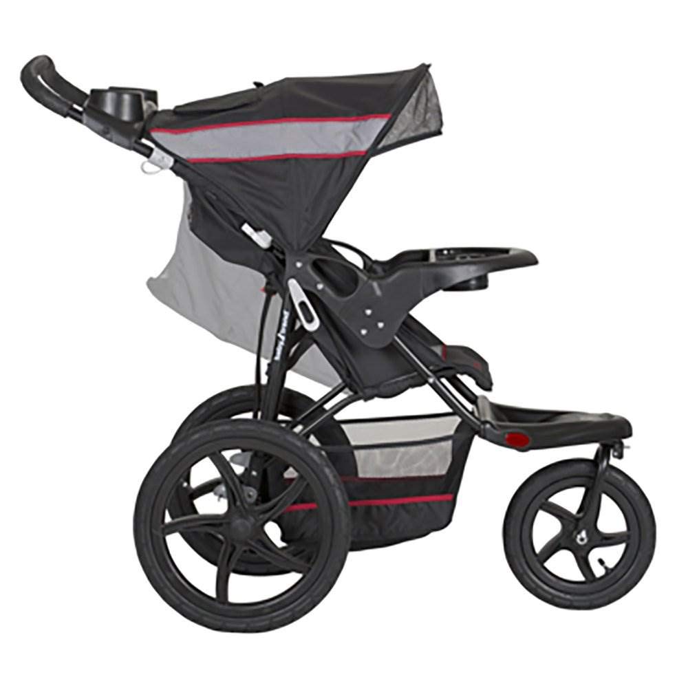 Baby Trend Range Jogger Stroller - Lightweight Compact Folding Stroller with Adjustable Canopy, Millennium | Perfect for Jogging, Shopping & Travel with Your Baby