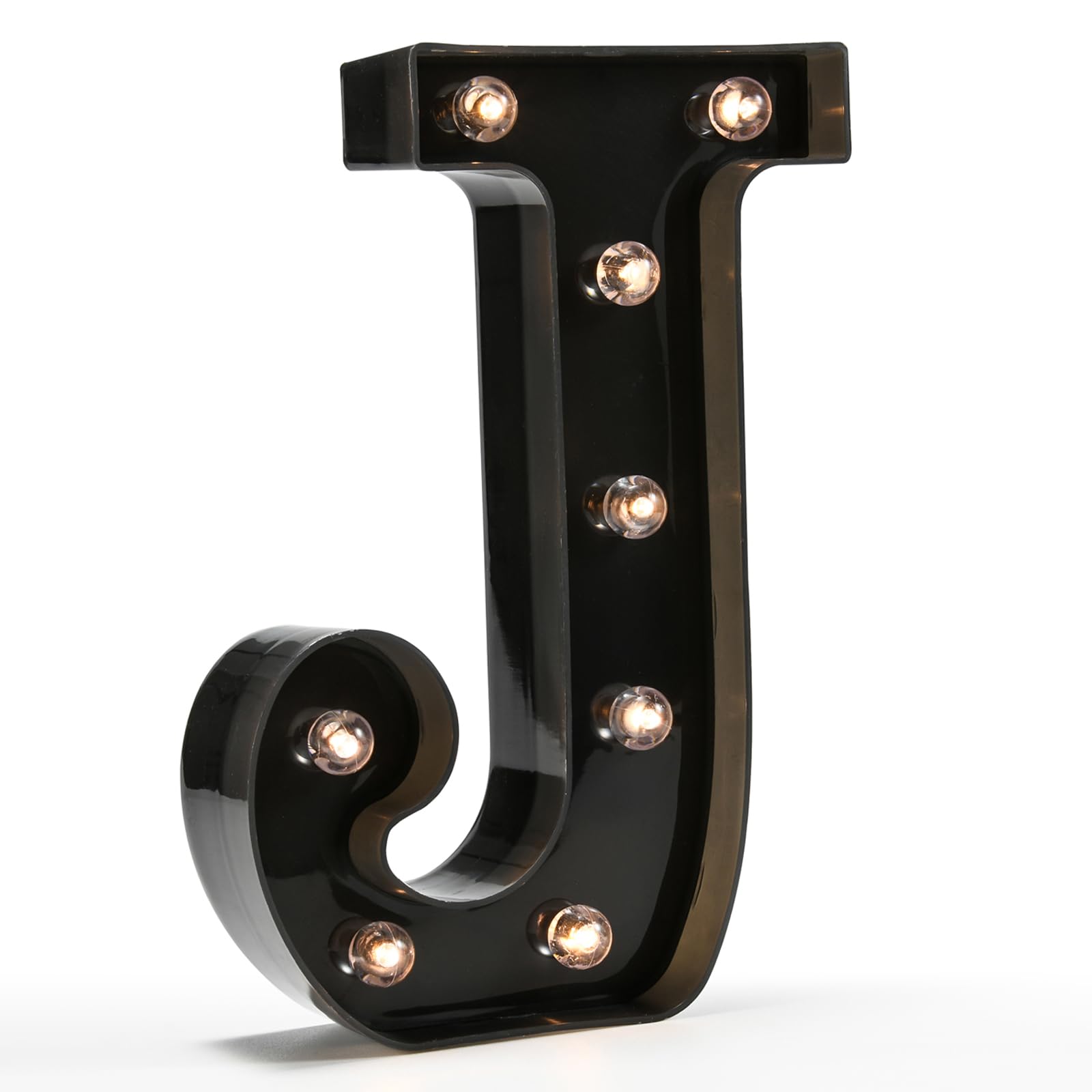 LED Marquee Letter Lights - Black Alphabet & Number Signs for Home, Bar, Wedding, Birthday Party Decor - Romantic Night Light & Christmas Decoration - Perfect for Bedroom, Nursery, Cafe, and Event Backdrops