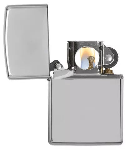 Zippo High Polish Chrome Pipe Lighter - Windproof Refillable Butane Lighter for Smoking Pipes & Cigars - Perfect for Outdoor Use, Camping & Travel Accessories