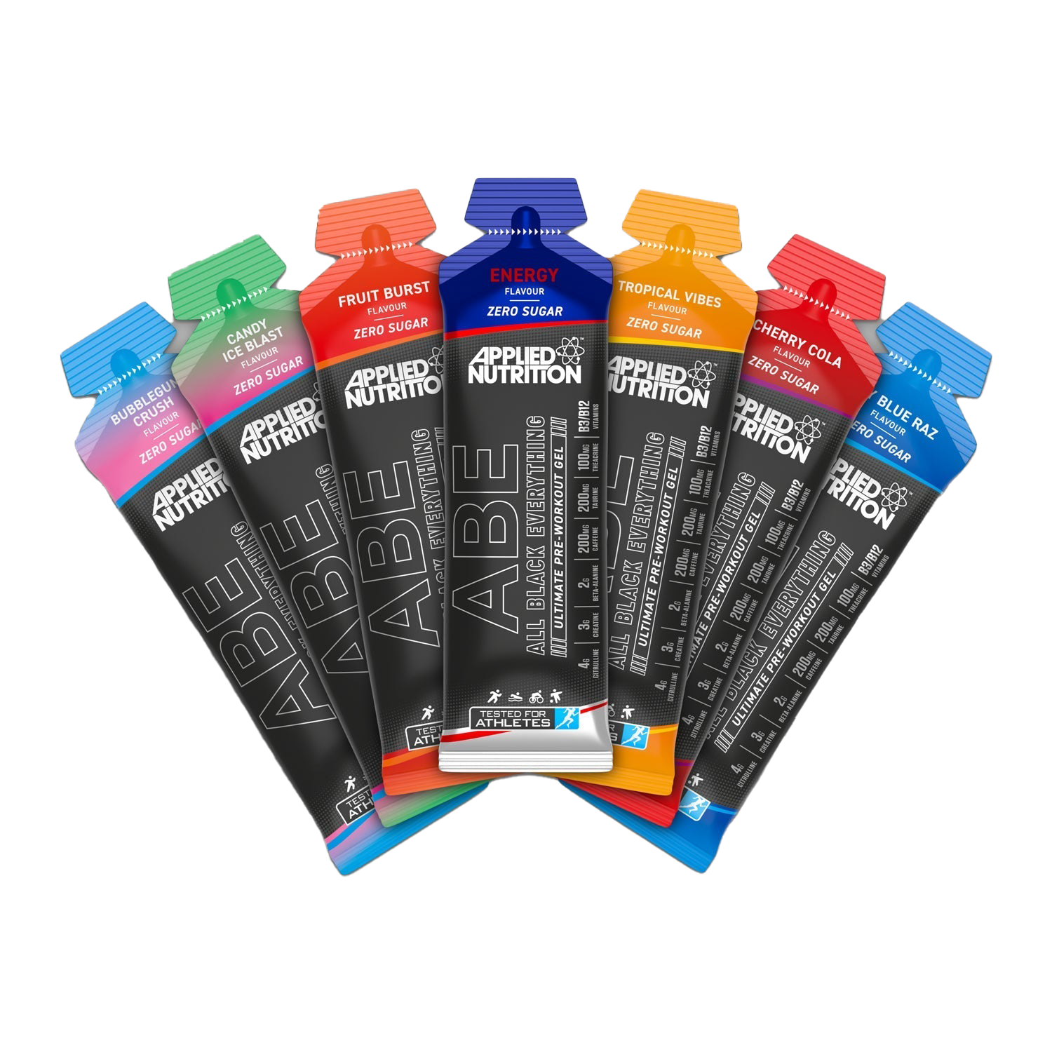 Applied Nutrition ABE Pre Workout Gel - 20 Pack x 60g Energy Booster for Gym, Fitness & Bodybuilding | Fast-Acting Performance Enhancer for Athletes & Workout Enthusiasts