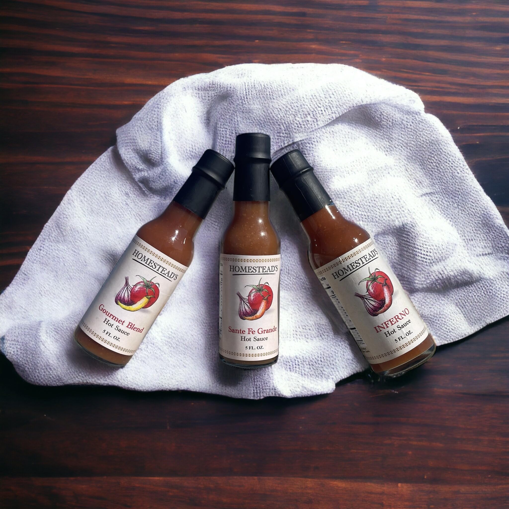 Homestead's Red Trio - Premium Home Decor Set for Farmhouse & Rustic Style | Perfect for Living Room, Kitchen & Dining Room Decor