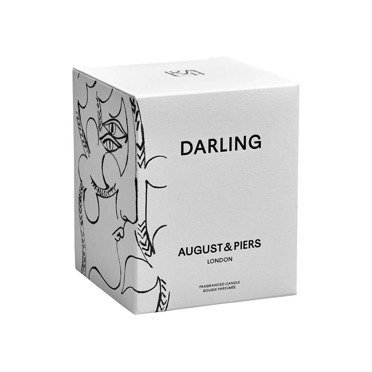 August And Piers Darling Scented Candle - Romantic Home Decor & Gift for Valentine's Day, Anniversary, Wedding - Perfect for Relaxation & Aromatherapy