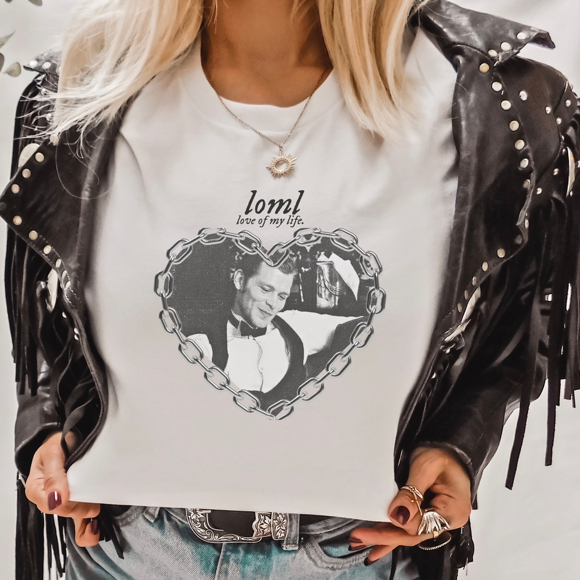 Love of My Life T-Shirt - Romantic Couple Gift, Soft Cotton Unisex Tee - Perfect for Anniversaries, Valentine's Day & Date Nights
