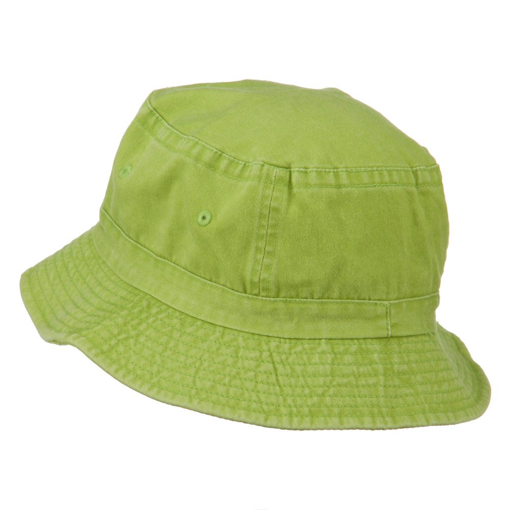 Police Embroidered Pigment Dyed Bucket Hat for Men & Women - Premium Cotton Sun Protection Outdoor Hat for Fishing, Hiking, and Beach Activities - e4Hats.com