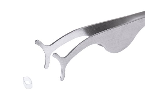 Professional False Eyelash Remover & Applicator Tool - Safe Eyelash Extension Tweezers for Easy Application & Removal | Perfect for Salon, Home Use & Makeup Artists