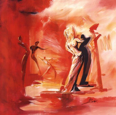 Romantic Red Love Poster Print - Perfect for Bedroom, Living Room & Office Wall Decor