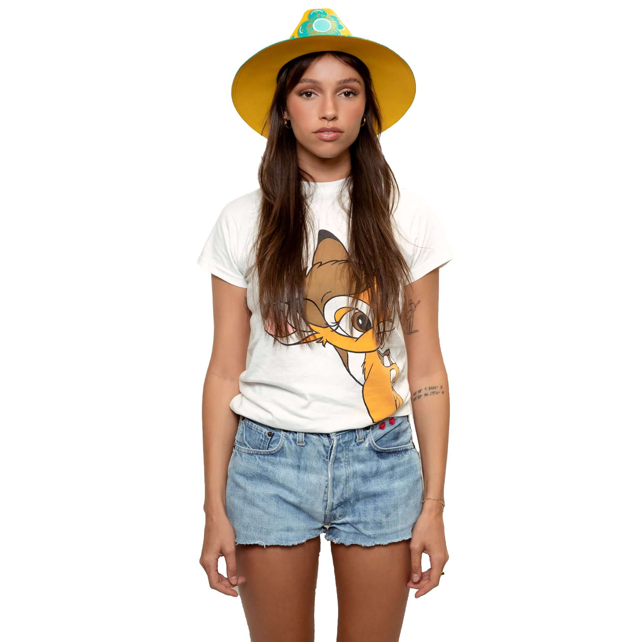 Vintage Disney Bambi Graphic Tee Shirt - Small Size - Made in USA - Casual Wear & Disney Fan Gift
