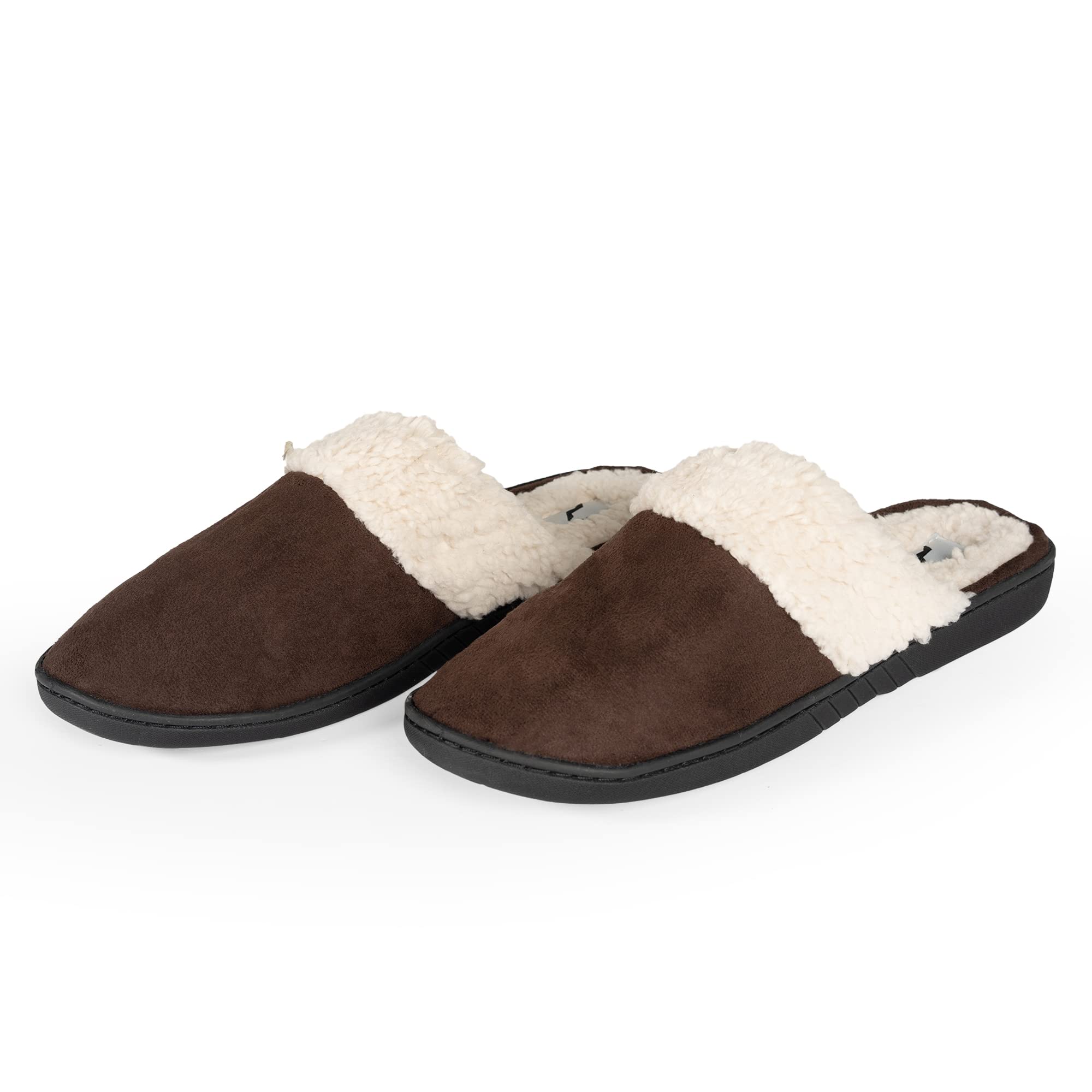NORTY Men's Slip-On Clog Slippers with Memory Foam - Comfortable Indoor House Shoes for Men - Perfect for Relaxing at Home, Lounging & Casual Wear