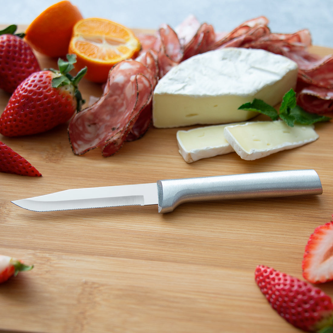 Best Serrated Paring Knife for Kitchen - Sharp Stainless Steel Blade for Peeling, Slicing & Trimming Fruits & Vegetables | Perfect for Home Cooking & Professional Chefs