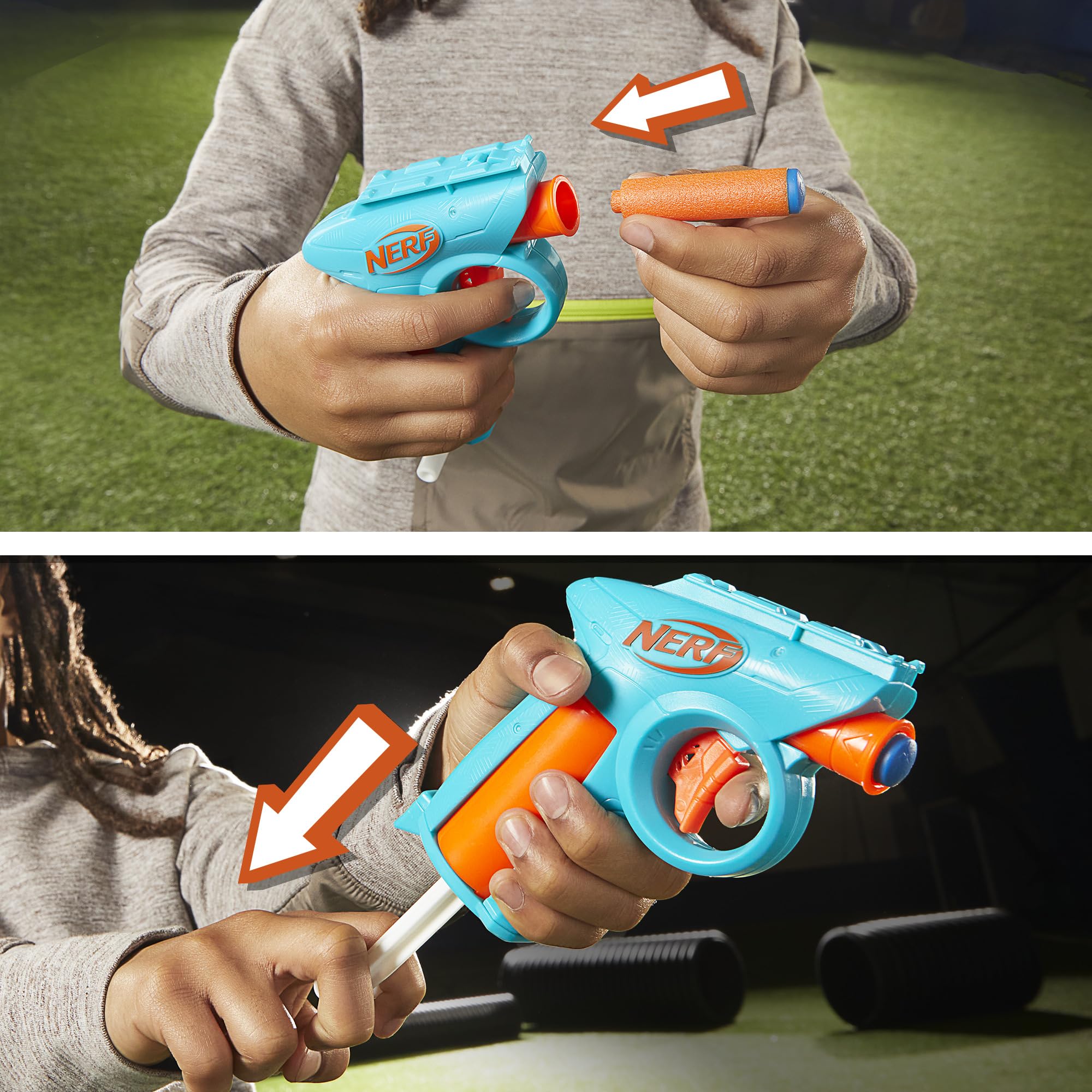 NERF N Series Gear Up Pack - 3X Blasters with 18 N1 Darts | Compatible with N Series Blasters Only | Perfect Gift for Kids Ages 8+ | Outdoor & Backyard Games | Birthday Party & Team Play Fun