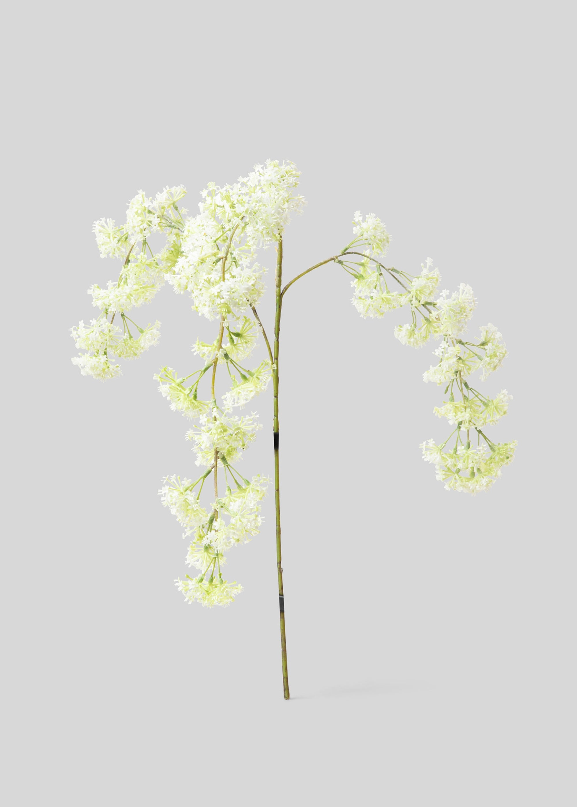 Artificial White Laurel Hanging Flower Branch - 30