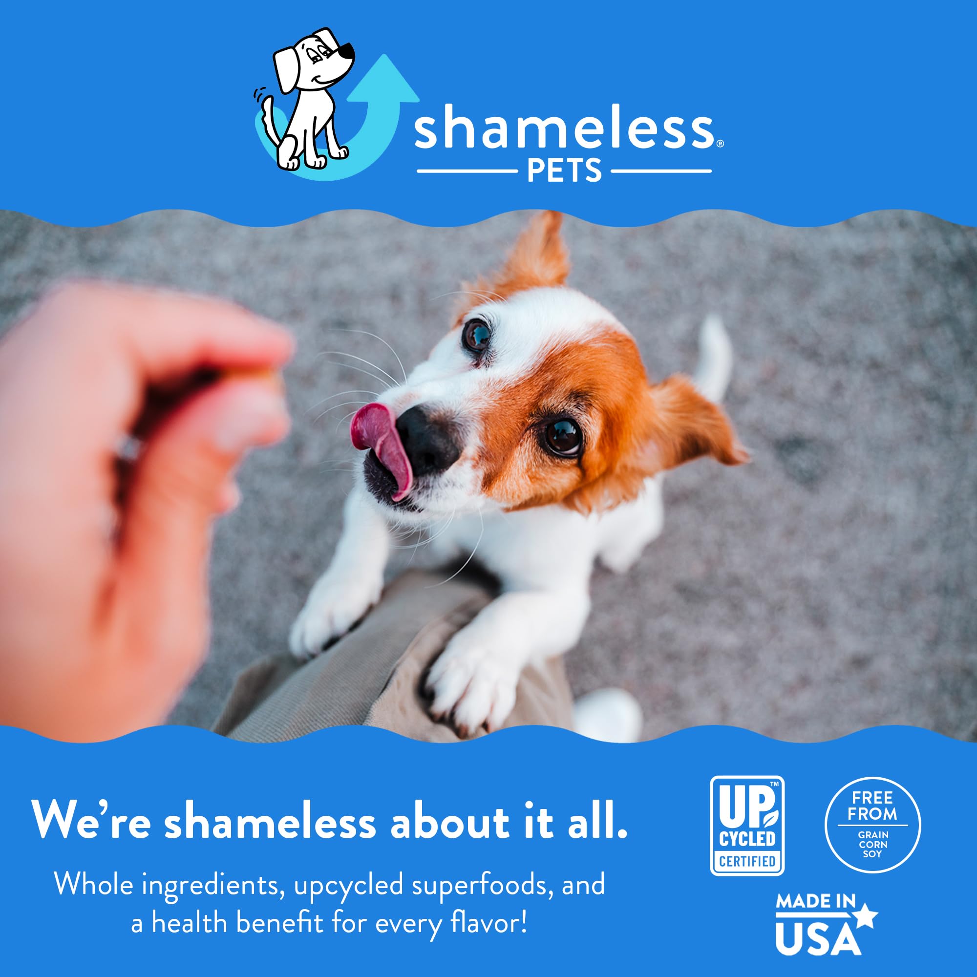 Shameless Pets Jerky Dog Treats 3-Pack - Healthy Chicken, Beef & Duck Chews for Dogs - Grain-Free, Corn-Free & Soy-Free Natural Dog Treats - Perfect for Training, Rewards & Snack Time