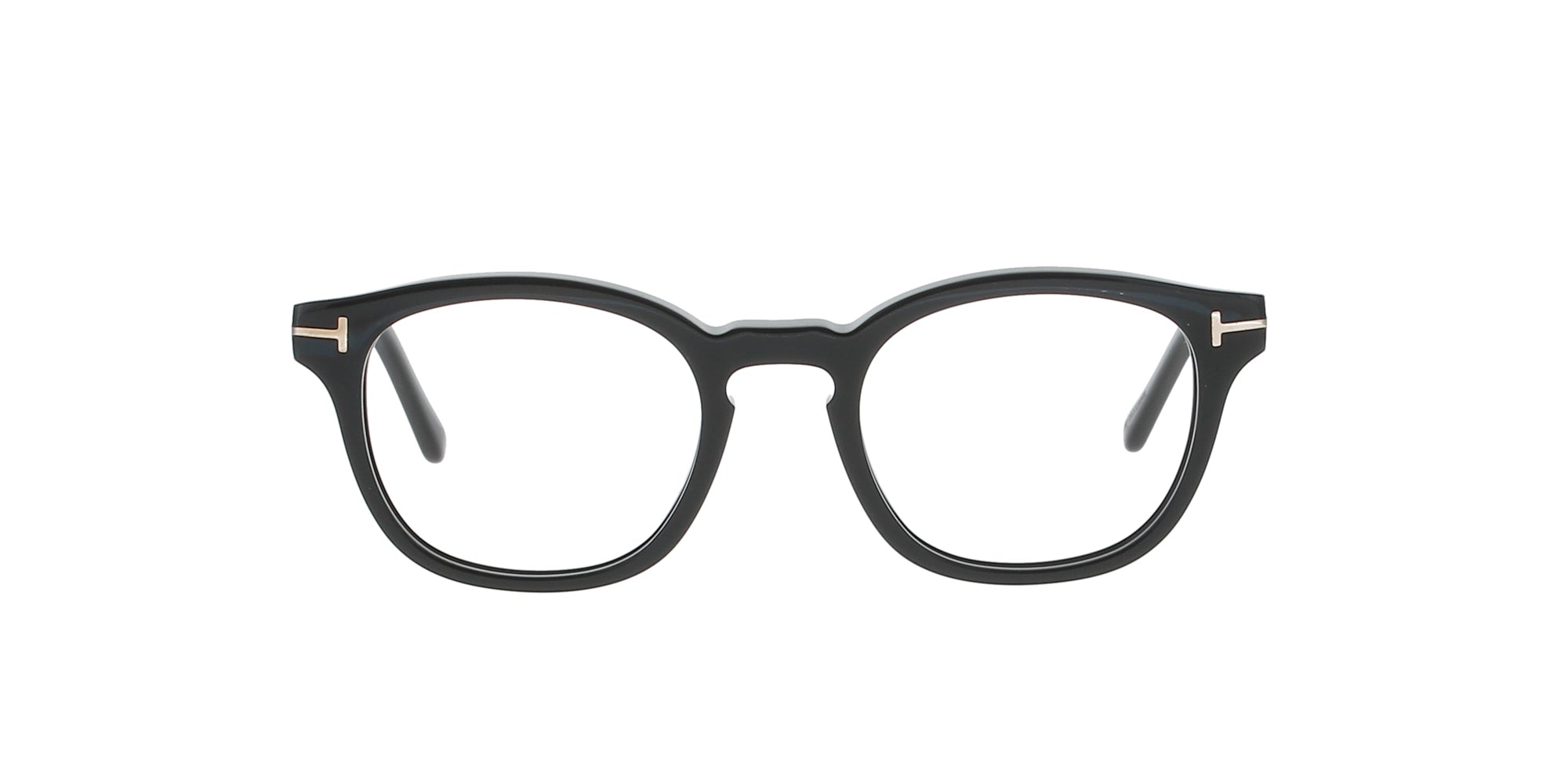Tom Ford Black Blue Light Blocking Glasses with Clip-On - Stylish & Protective for Screen Time, Gaming, and Office Work