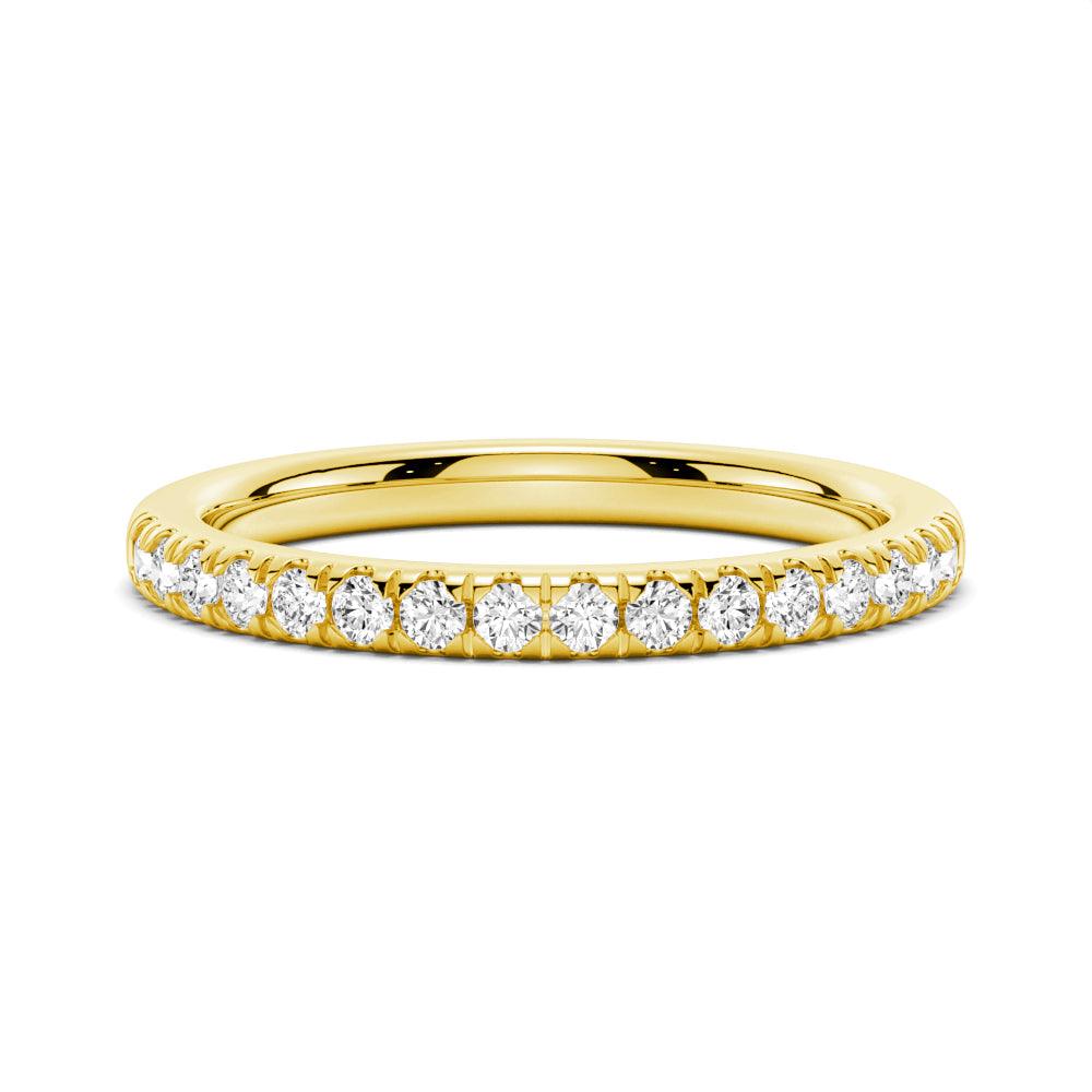Exquisite Pear Shaped Moissanite Eternity Ring Set with Matching Wedding Band - Perfect for Engagement, Anniversary & Bridal Jewelry Gifts