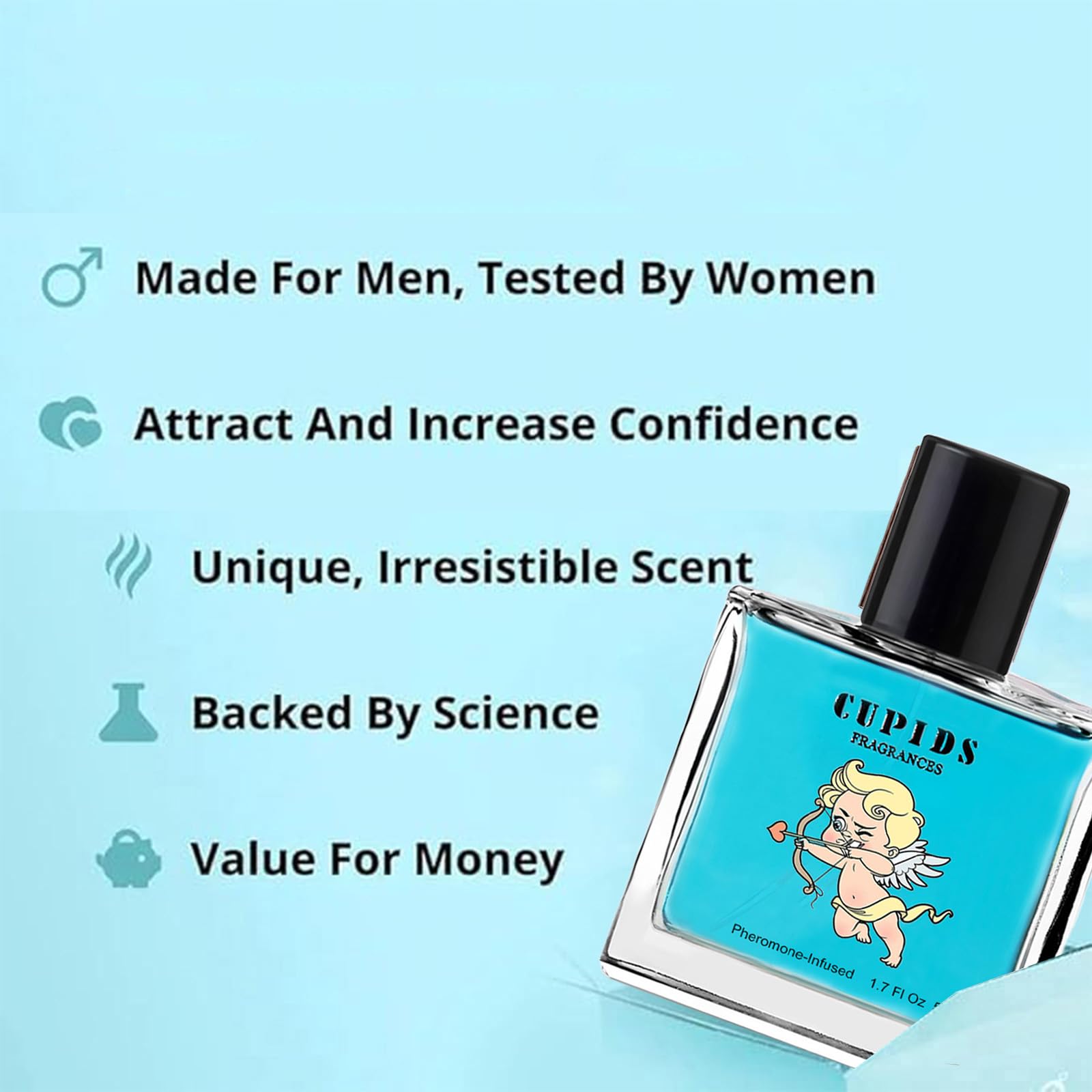 Cupid's Hypnosis 2.0 Pheromone Cologne for Men - Attract & Seduce | Long-Lasting Fragrance for Dating & Special Occasions