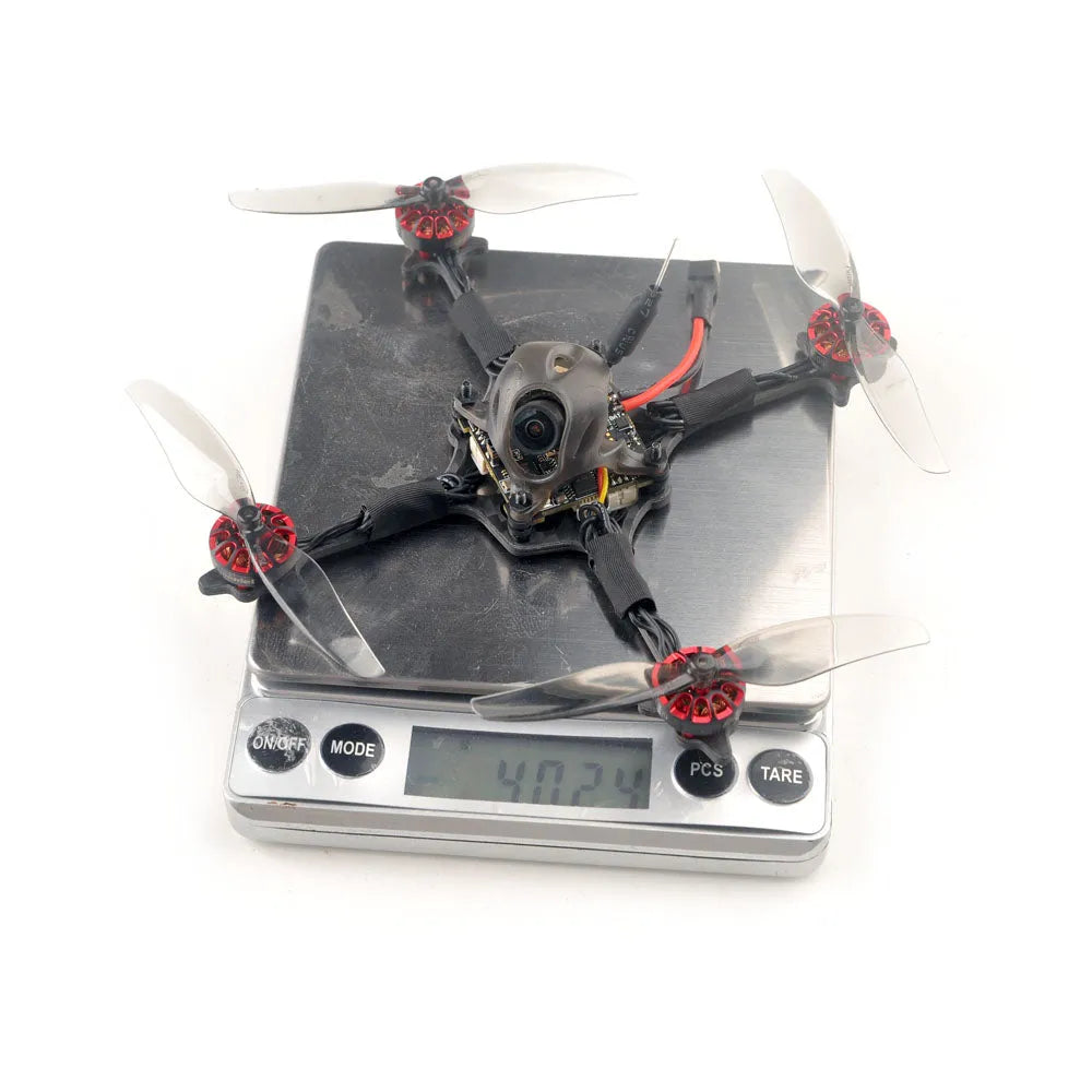 Happymodel Crux3 1S ELRS FPV Drone - Compatible with CaddxFPV Peanut & Insta360 GO2 - Lightweight Toothpick Quadcopter for Racing and Aerial Photography
