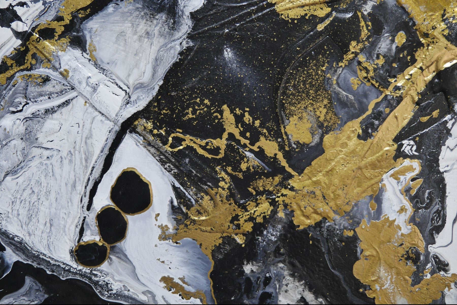 Golden Anatomy 160cm x 100cm Textured Abstract Canvas Art - Modern Wall Decor for Living Room, Bedroom & Office