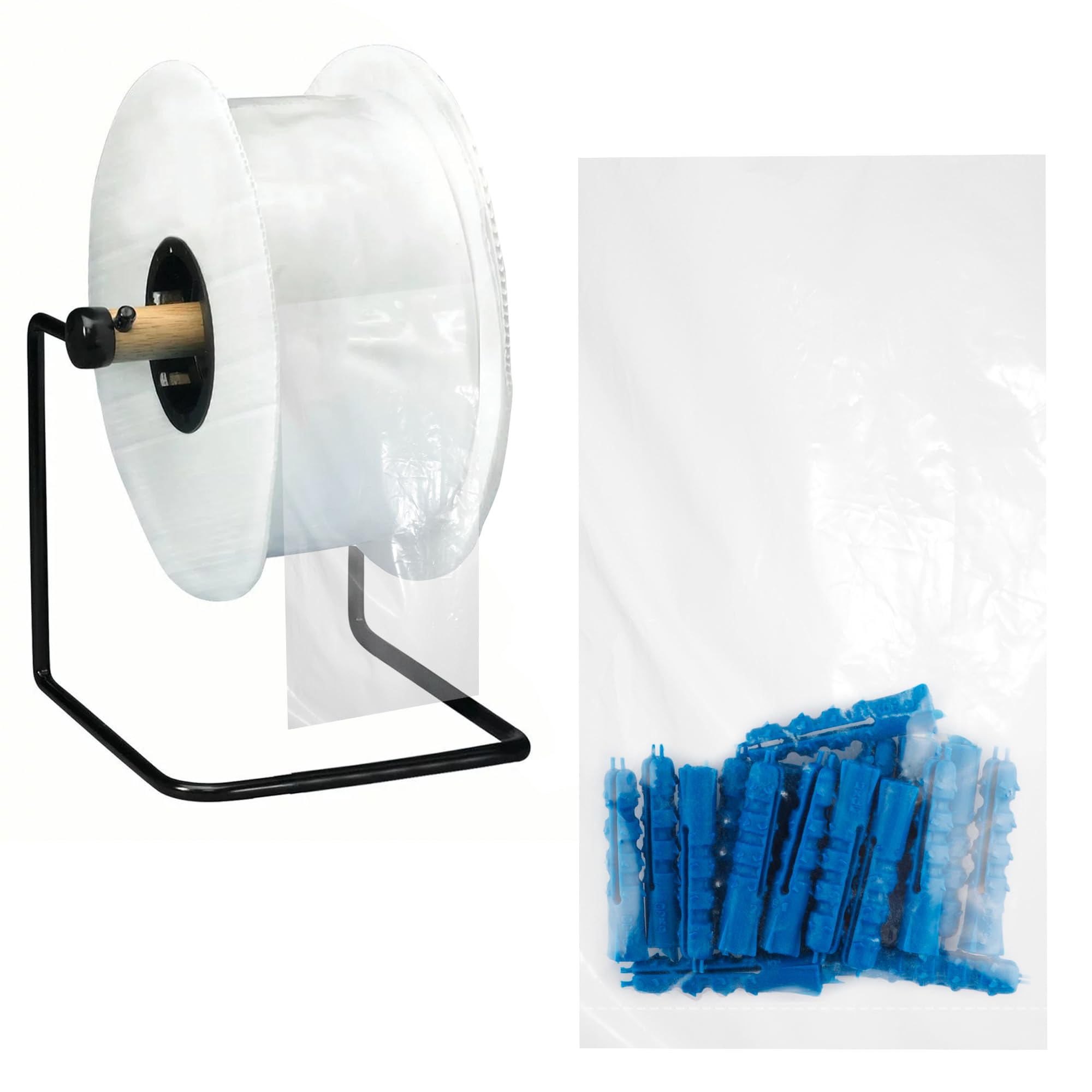 APQ 4 Rolls, 4000 Pre-Opened Heavy Duty 5x10 Poly Bags - 2.80 Mil Thickness Clear Plastic Bags for Packing, Storage, Food Service & Industrial Use | Ideal for Shipping, Retail Packaging & Bulk Storage