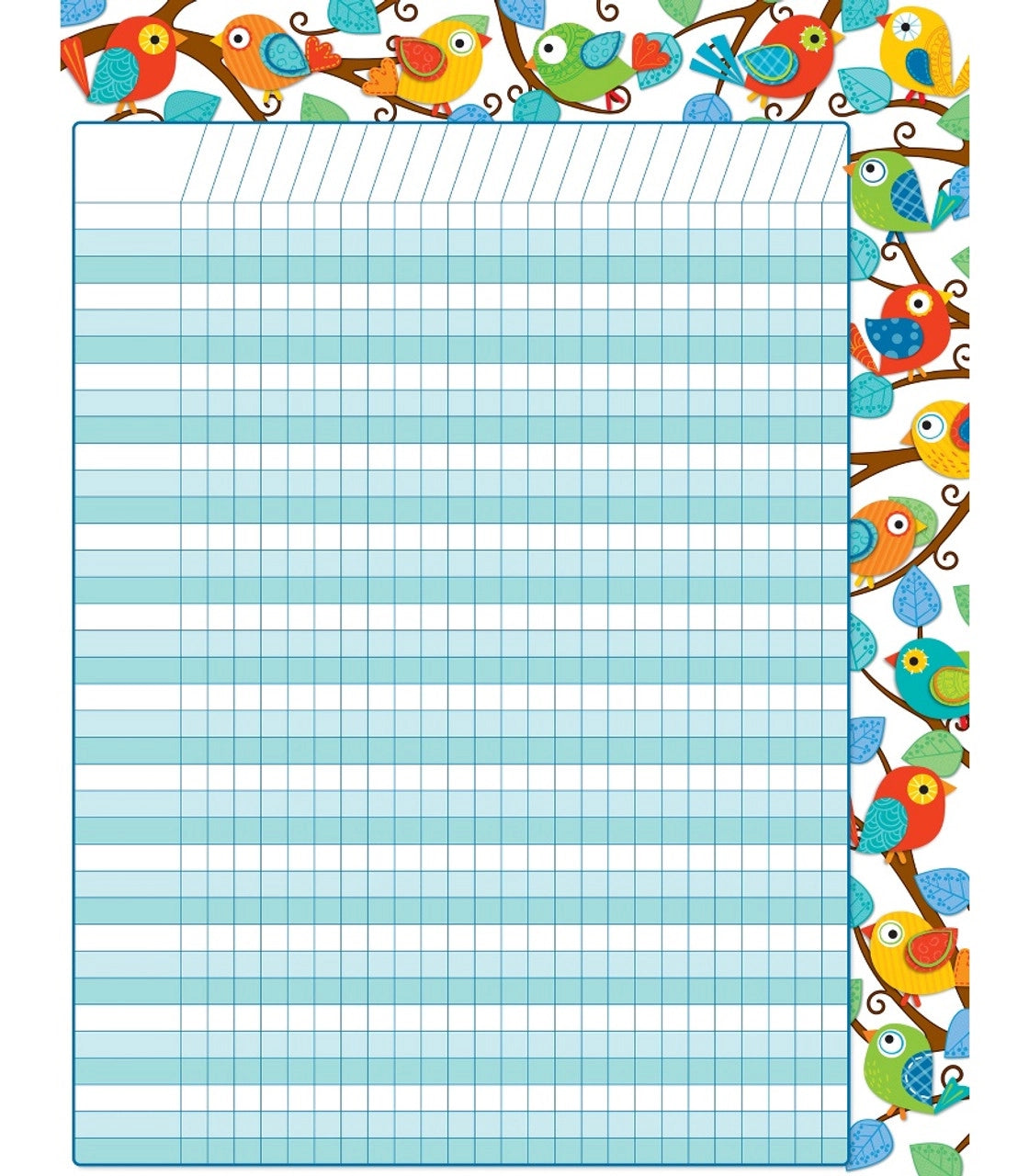 Boho Birds Incentive Chart for Kids - Colorful Classroom Reward System & Behavior Tracking Tool - Perfect for Teachers, Parents & Homeschooling