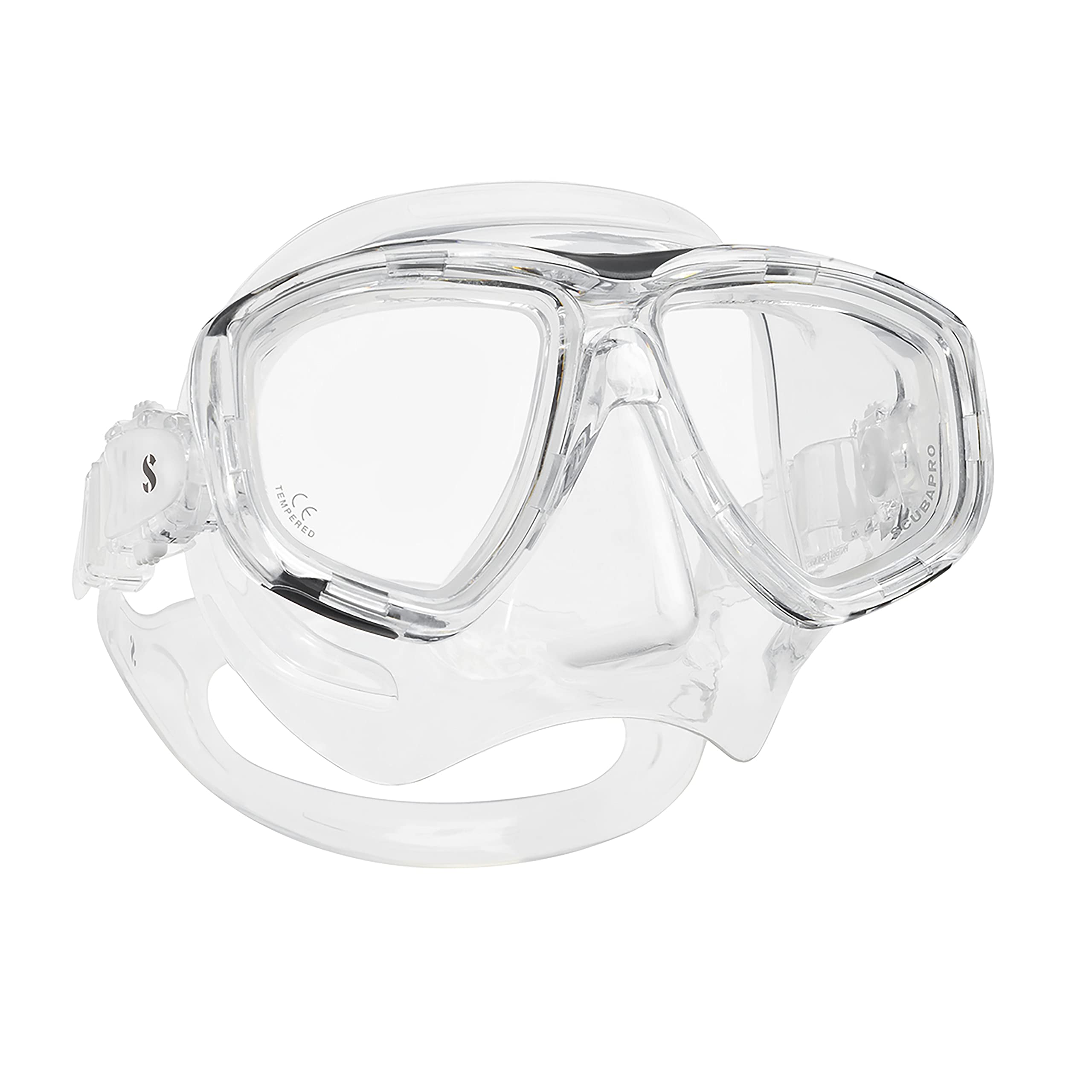 SCUBAPRO Flux Twin Dive Mask - Premium Snorkeling & Scuba Diving Gear for Clear Underwater Vision | Perfect for Ocean Exploration, Reef Diving & Water Sports