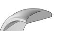8mm Platinum Half Round Wedding Band for Men - Classic & Durable Ring for Engagement, Anniversary, and Special Occasions