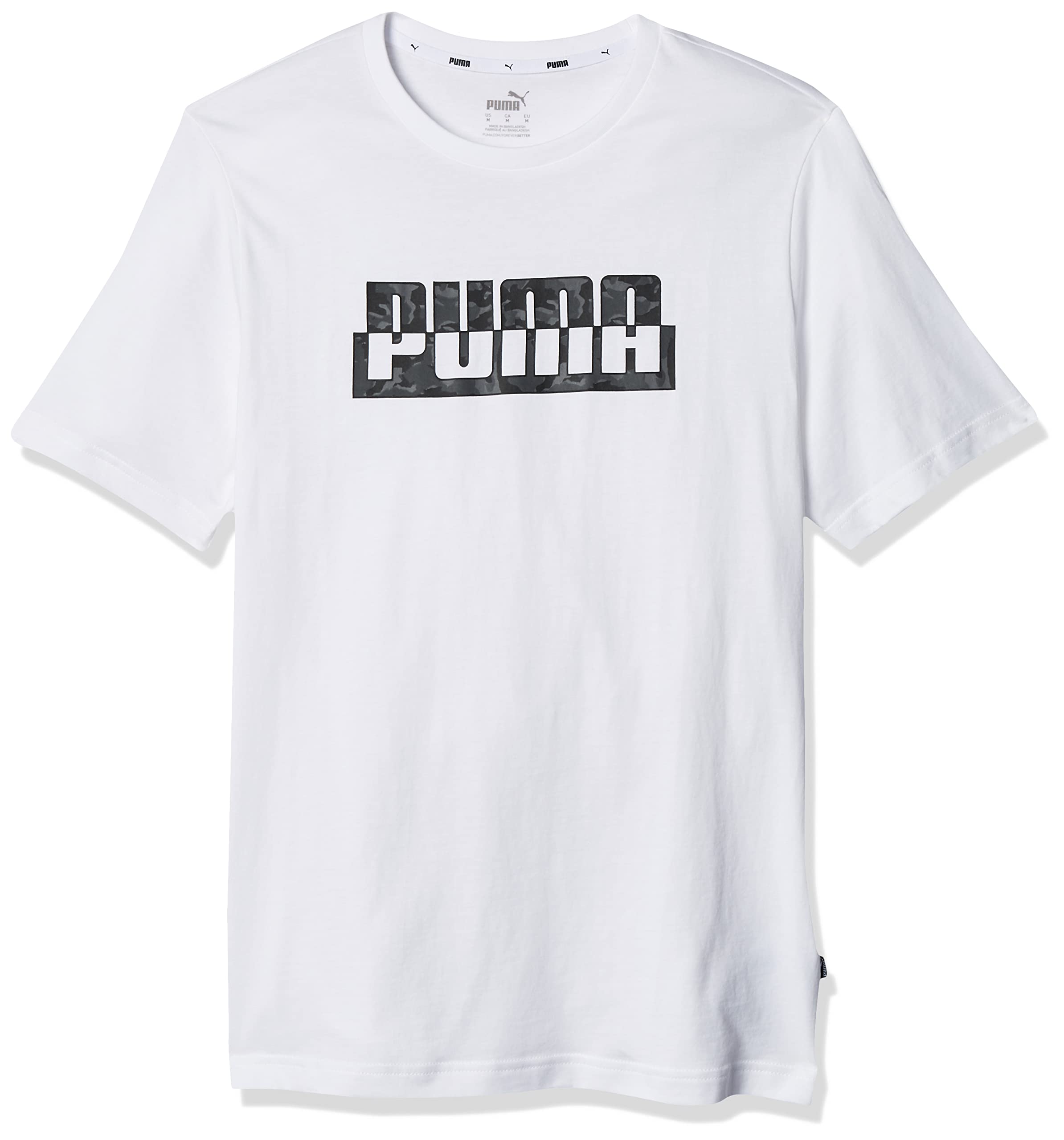 PUMA Men's Core Camo Graphic Tee - Stylish Camouflage Print Cotton T-Shirt for Casual Wear & Street Fashion | Gym, Outdoors, Daily Outfits