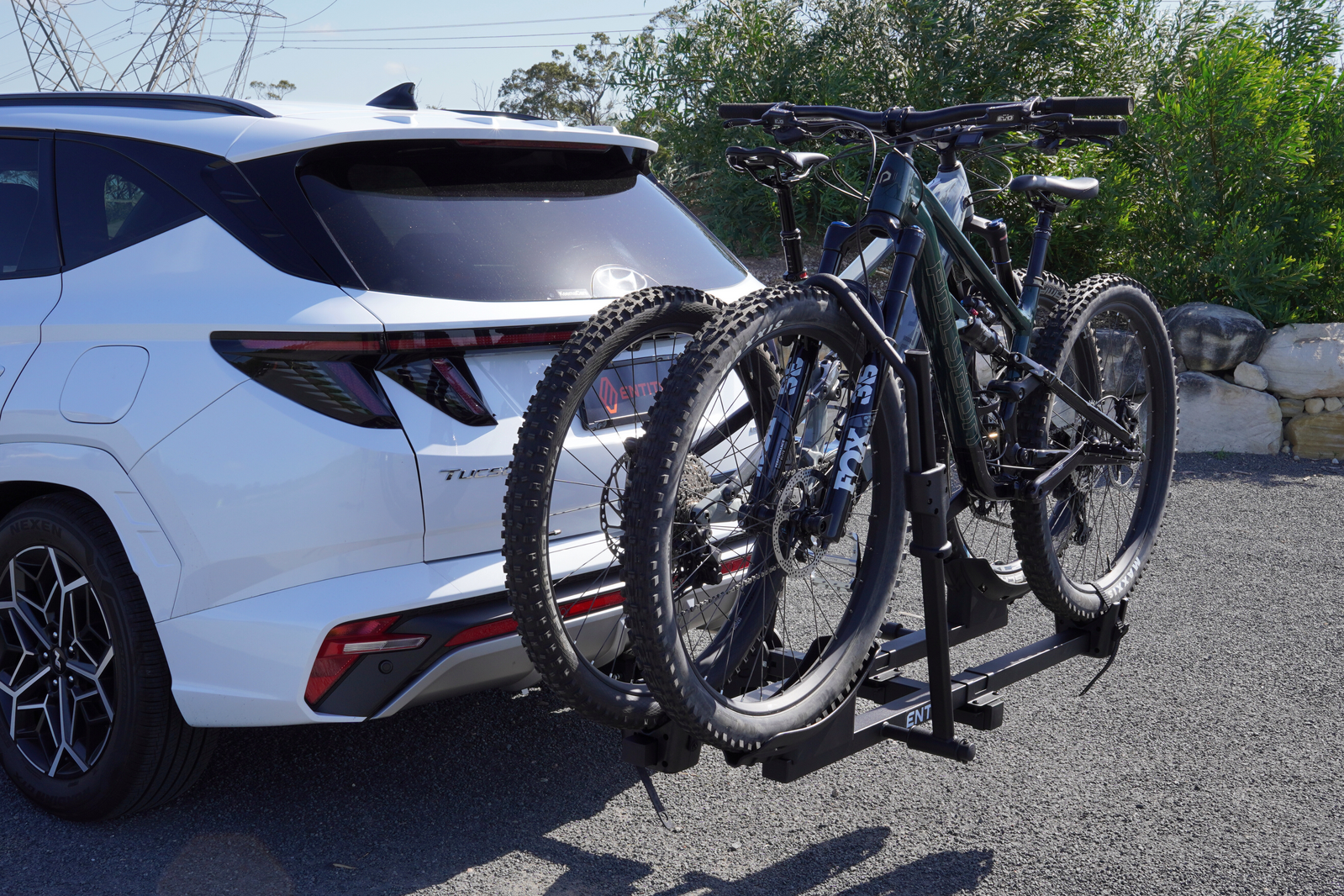 CRB002 Heavy Duty 2-Bike Car Rack - Universal Fit for SUV, Sedan & Hatchback - Perfect for Road Trips, Camping & Outdoor Adventures