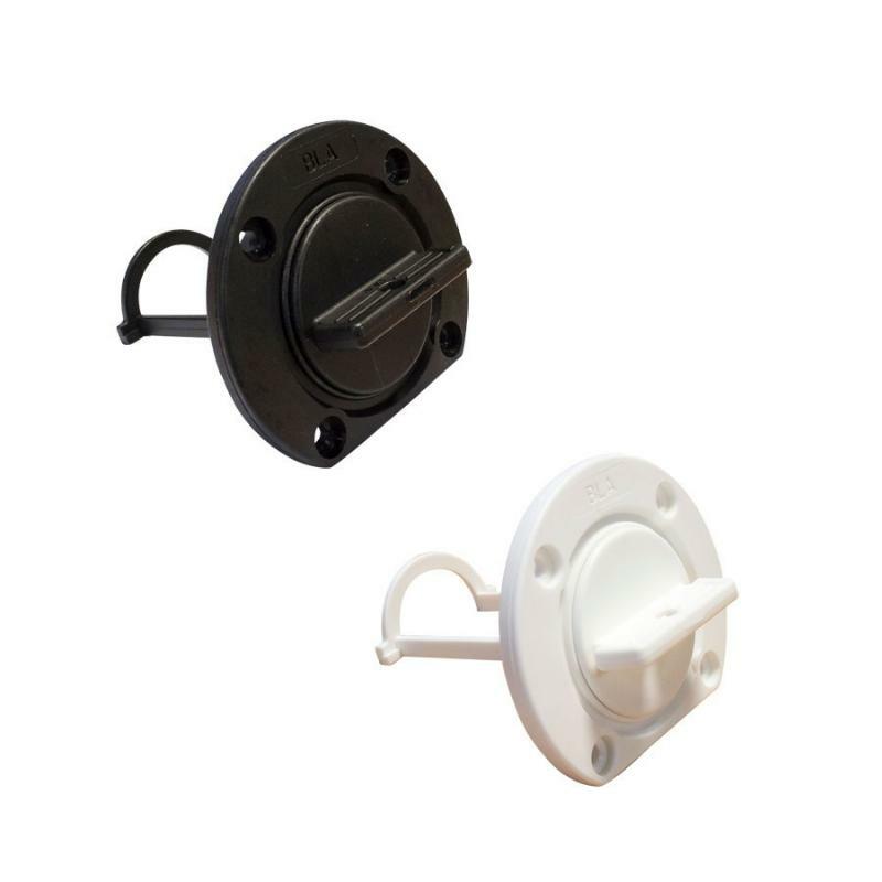 BLA 'O' Ring Drain Bungs - Black & White Rubber Plugs for Sink, Bathtub, and Pool Drains - Perfect for Home, RV, and Marine Use