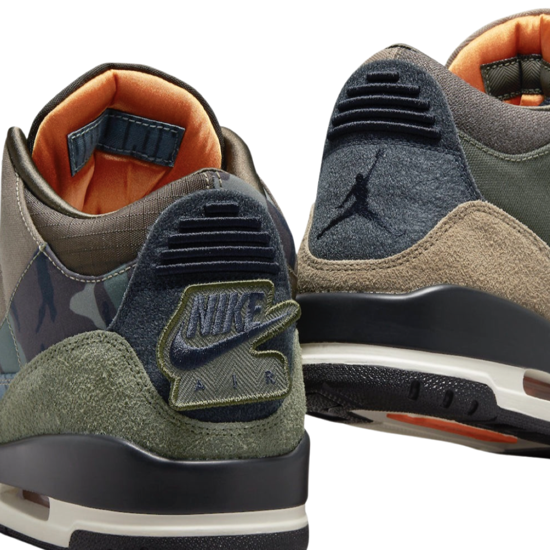Air Jordan 3 Retro Special Edition Patchwork Camo Sneakers - Dark Hazel Multi-Color (DO1830-200) | Men's Basketball Shoes for Streetwear & Casual Outfits
